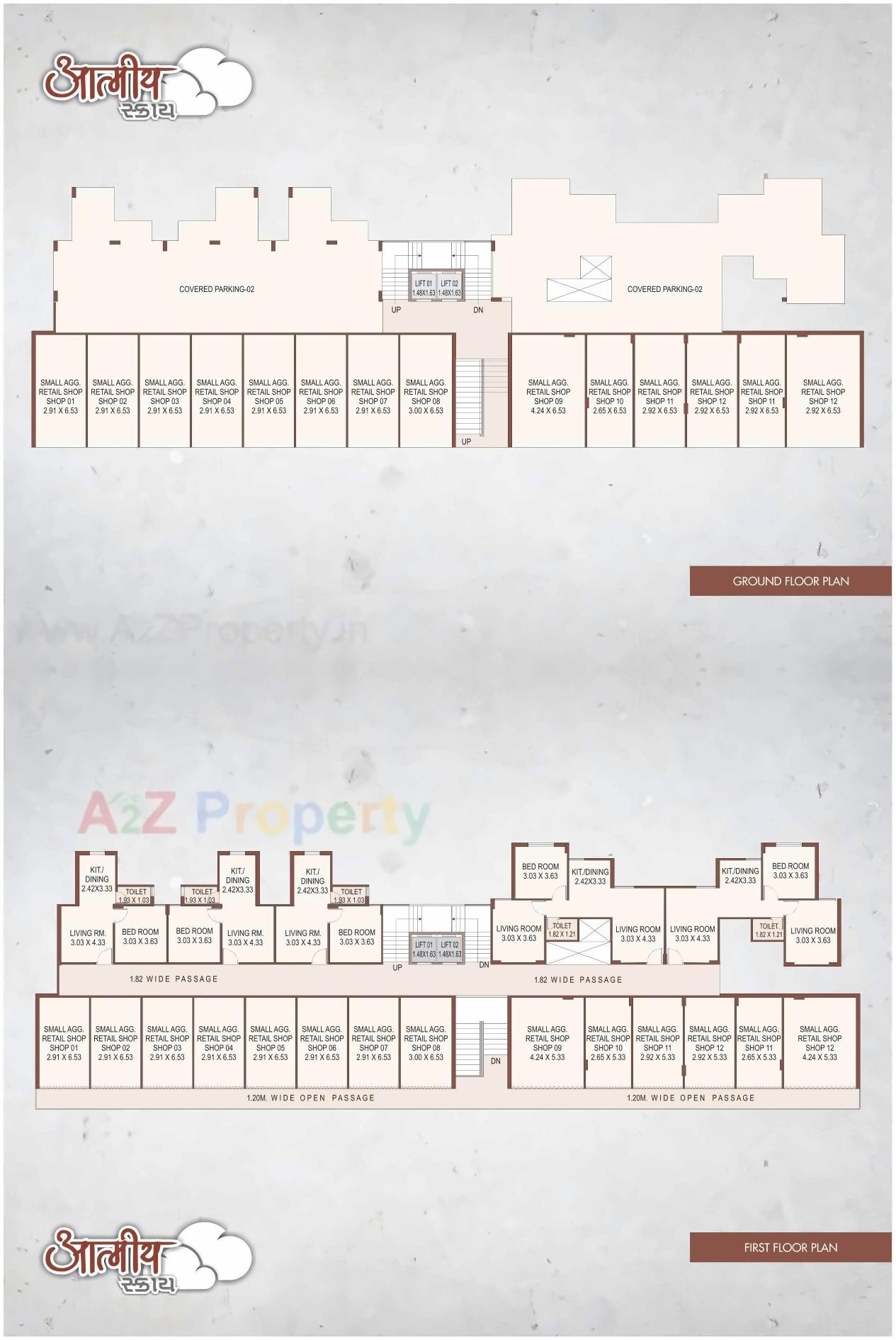 Layout of real estate project Atmiya Sky located at Karamsad, Anand, Gujarat