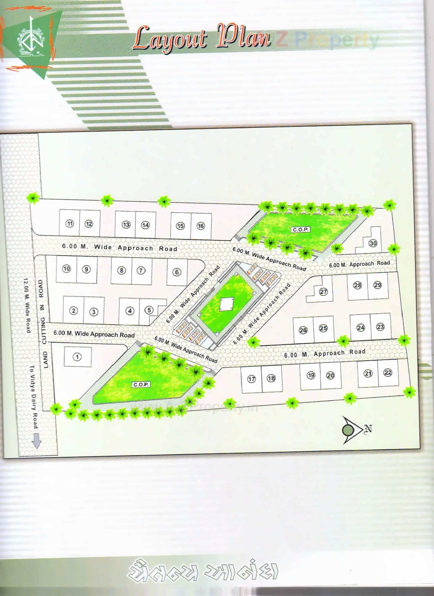 Layout of real estate project Chaitanya Ananda located at Anand, Anand, Gujarat