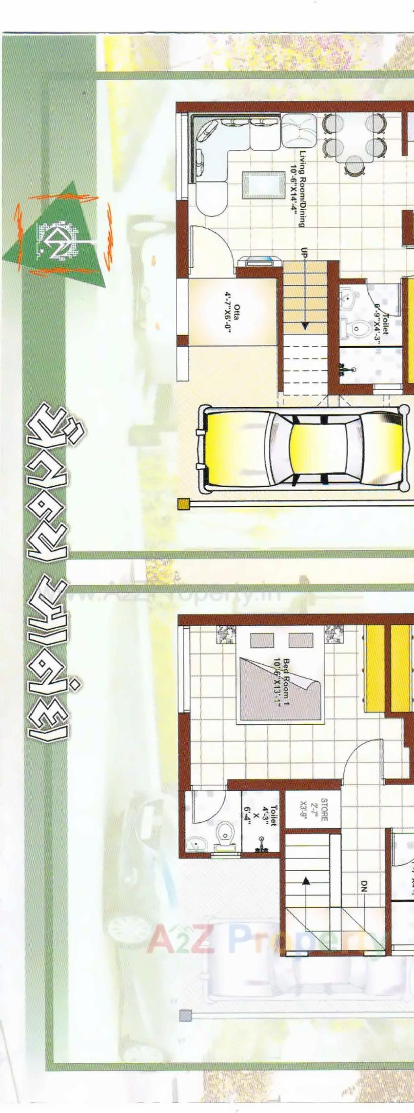 Layout of real estate project Chaitanya Ananda located at Anand, Anand, Gujarat