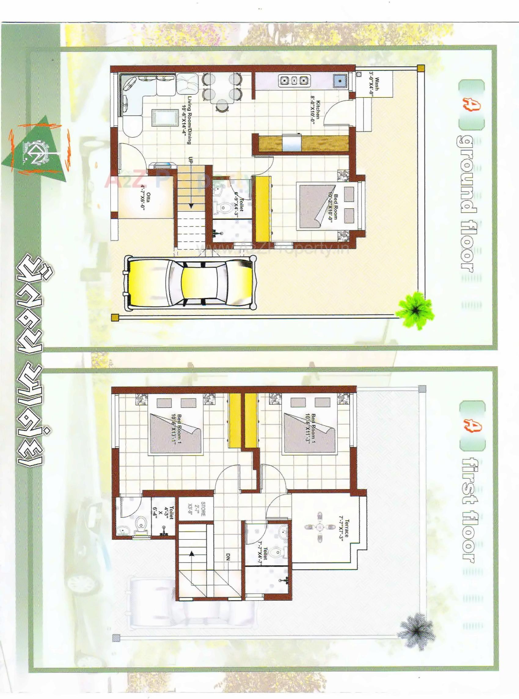 Layout of real estate project Chaitanya Ananda located at Anand, Anand, Gujarat