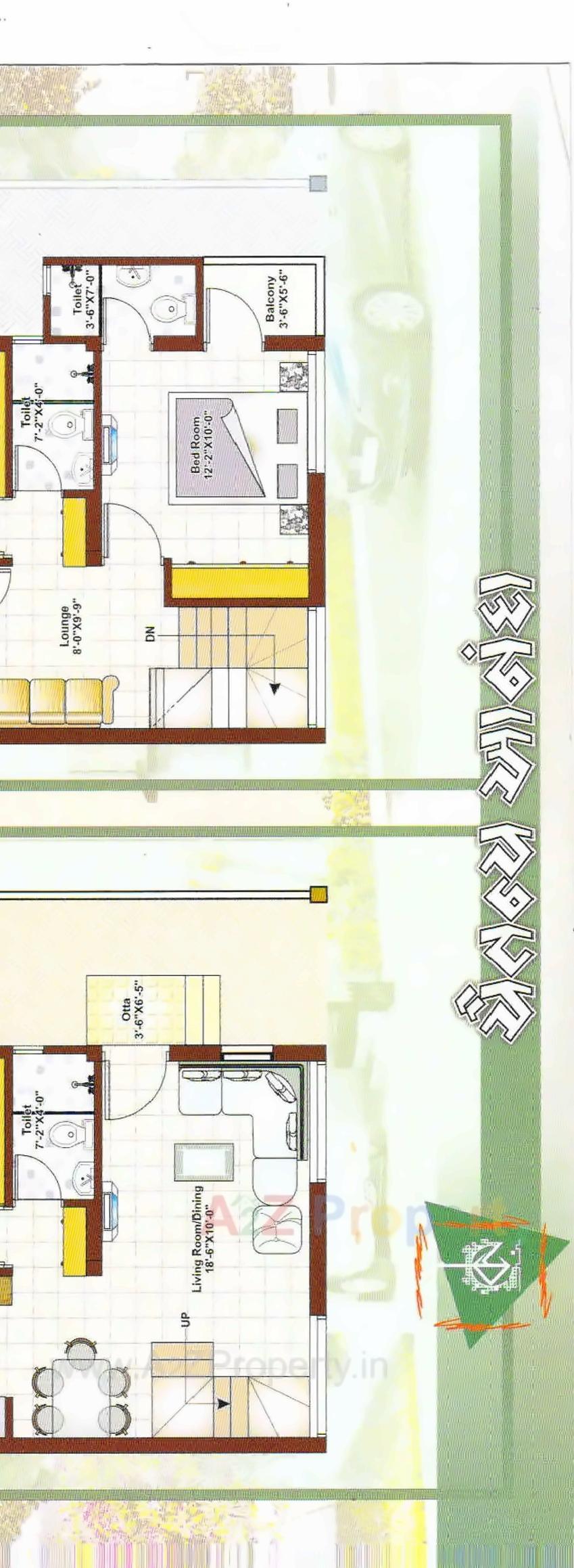 Layout of real estate project Chaitanya Ananda located at Anand, Anand, Gujarat