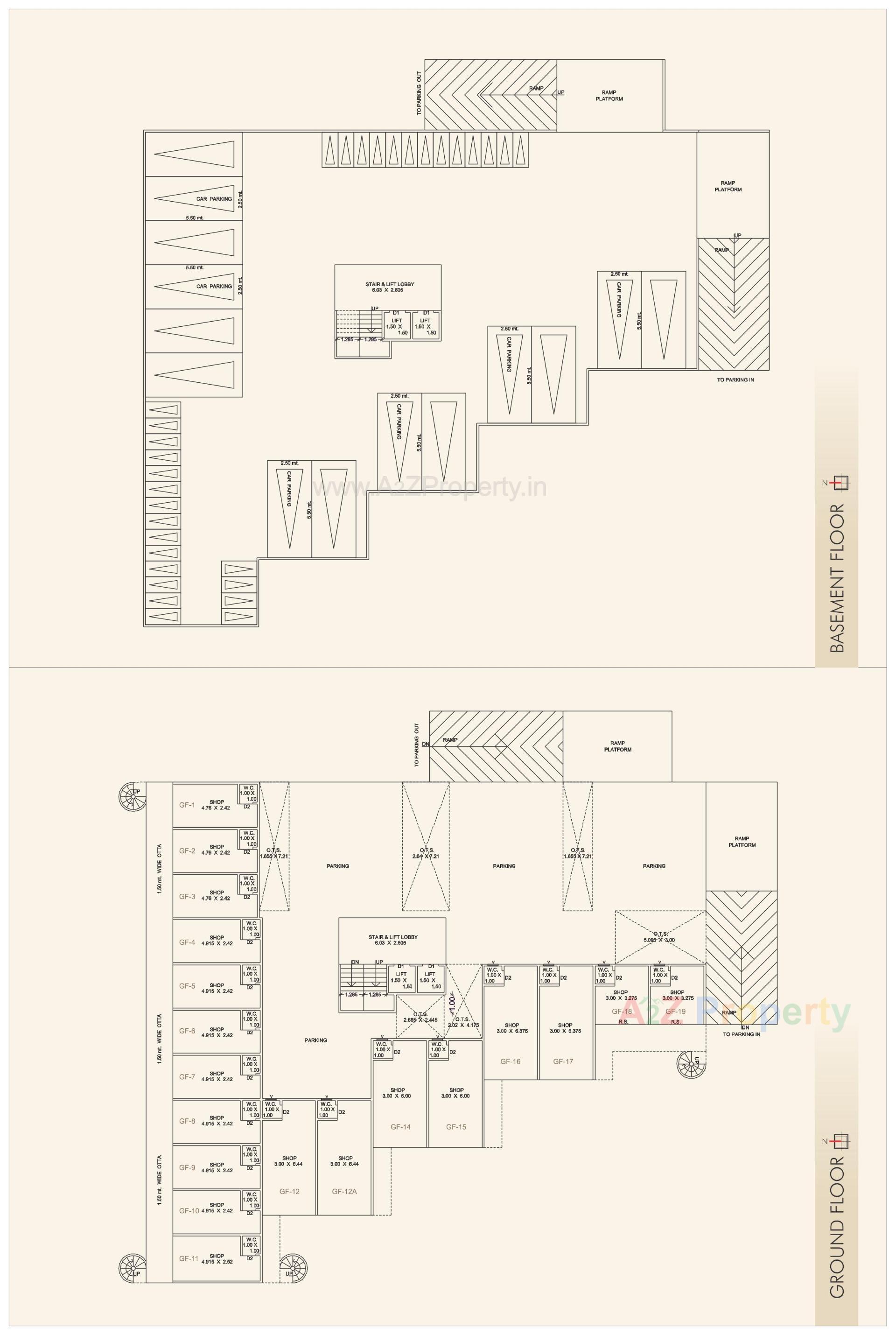 Layout of real estate project Dev Kaksh located at Anand, Anand, Gujarat
