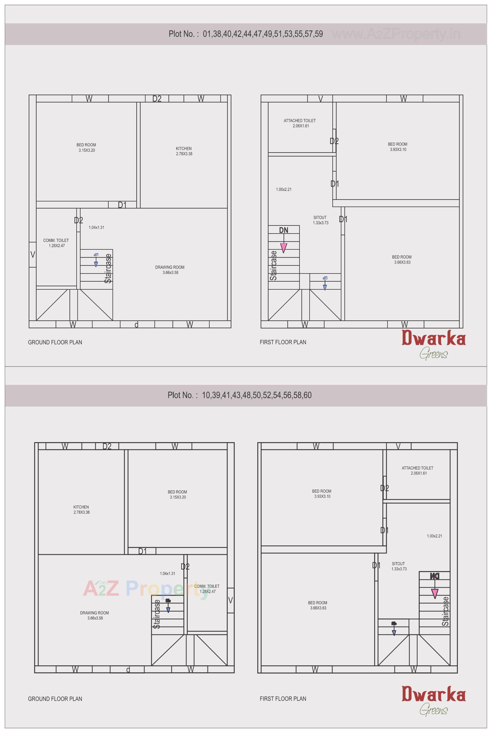  of real estate project Dwarka Greens located at Bakrol, Anand, Gujarat