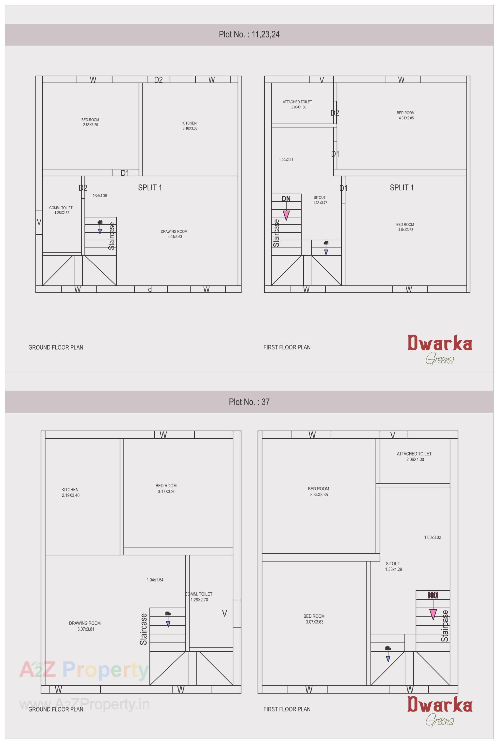  of real estate project Dwarka Greens located at Bakrol, Anand, Gujarat