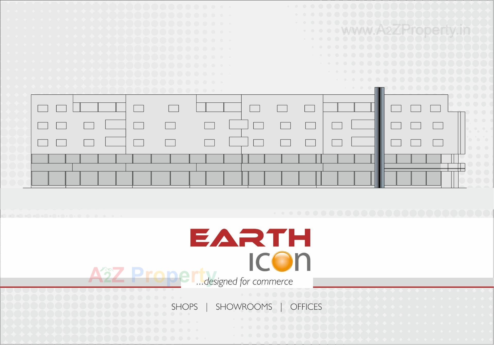 Layout of real estate project Earth Icon located at Karamsad, Anand, Gujarat