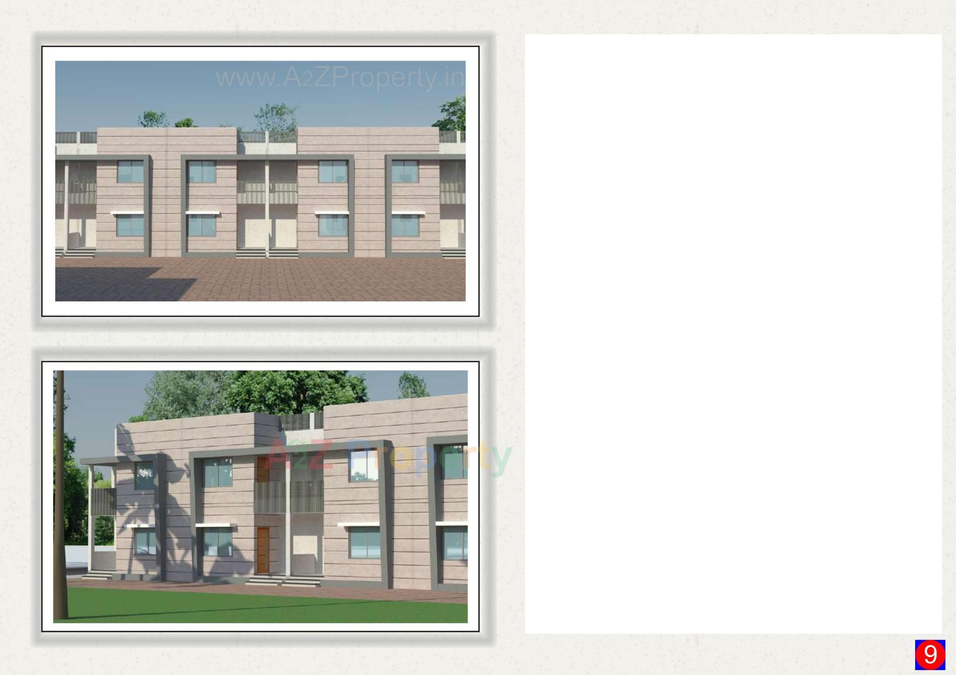 Layout of real estate project Girdhar Raw House located at Umreth, Anand, Gujarat
