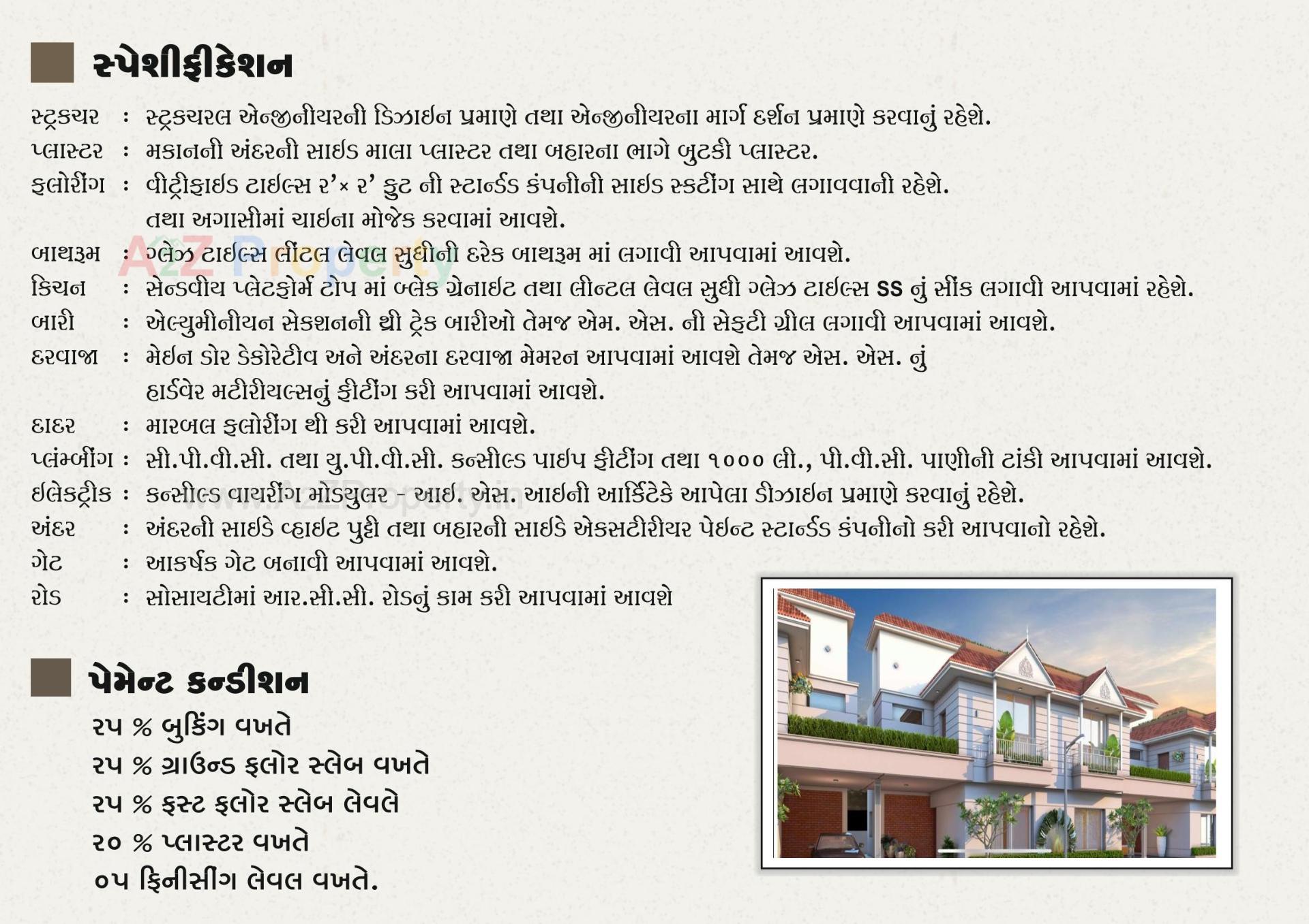  of real estate project Gokul Twins Bunglows located at Umreth, Anand, Gujarat