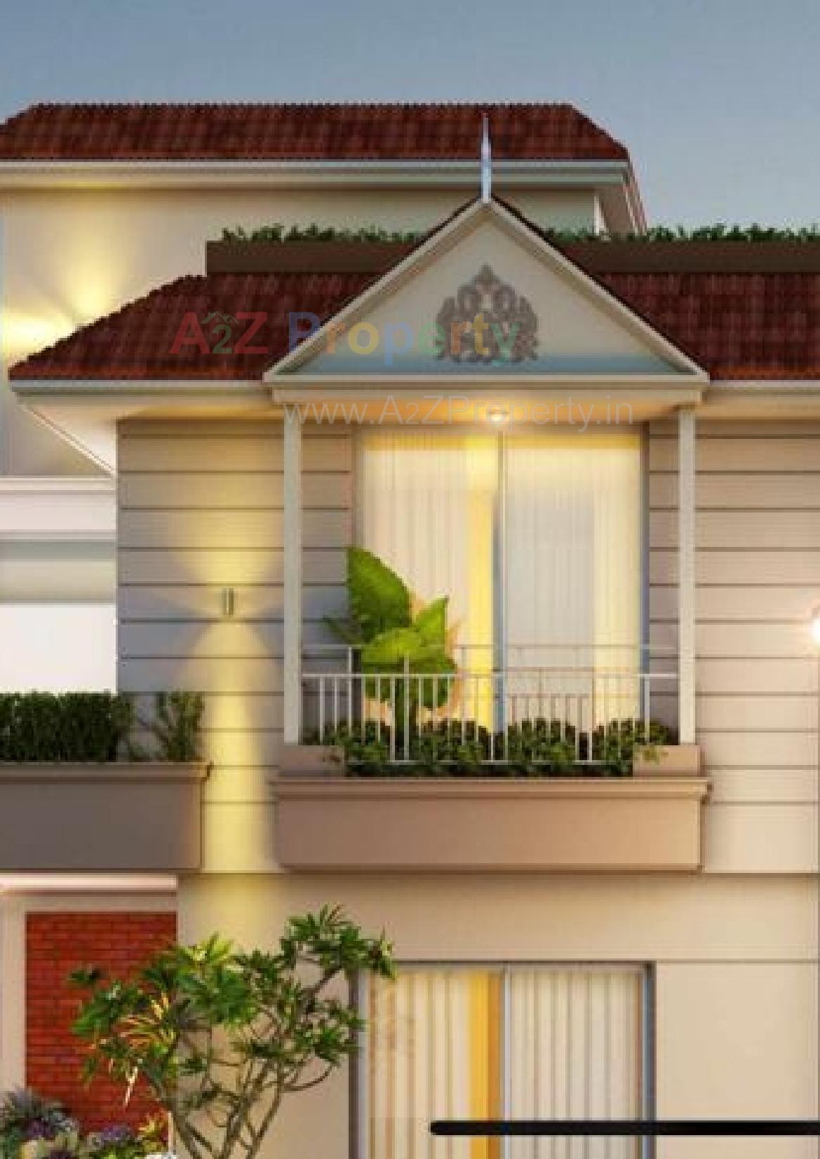 3D Elevation of real estate project Gokul Twins Bunglows located at Umreth, Anand, Gujarat