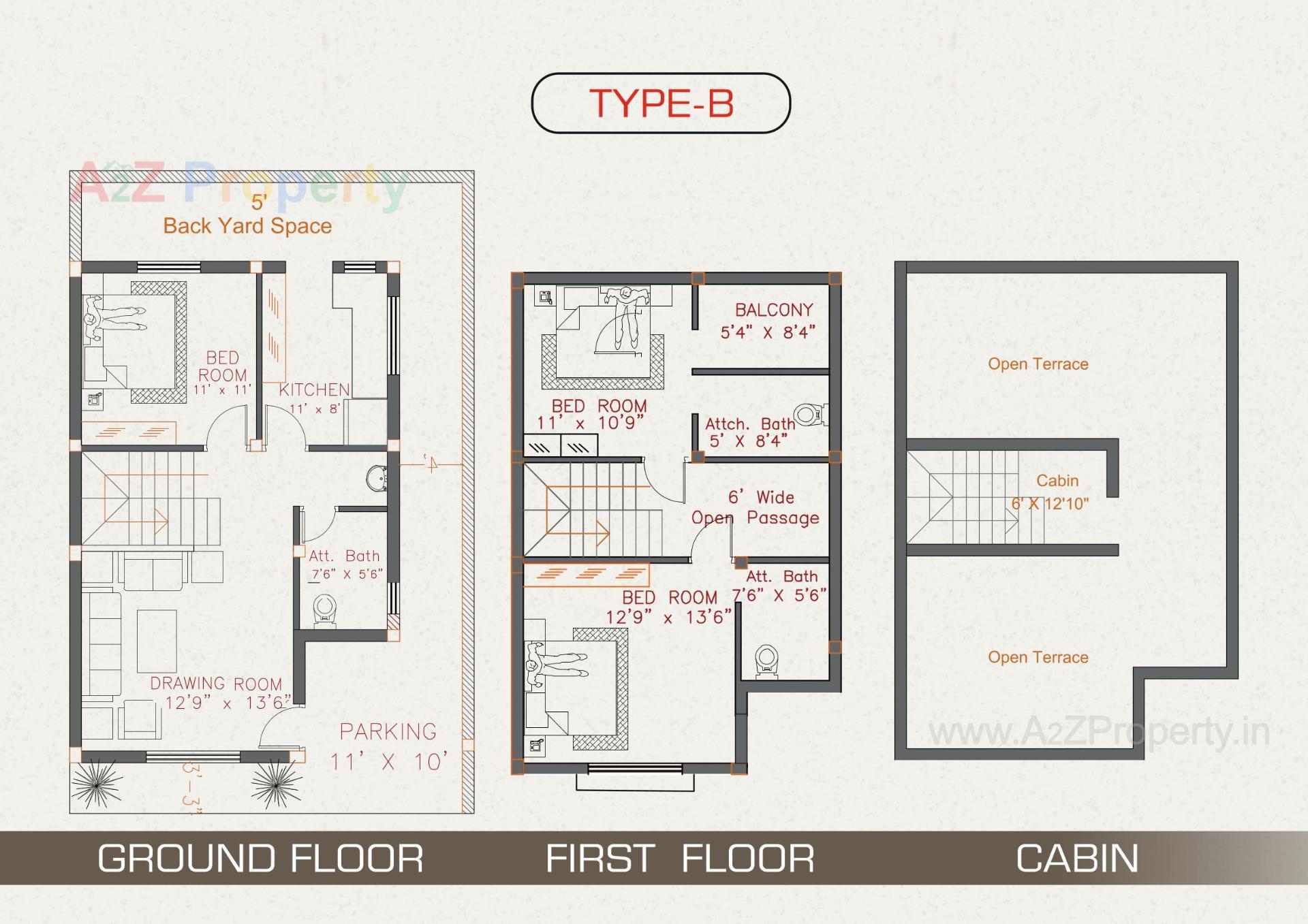 Layout of real estate project Gokul Twins Bunglows located at Umreth, Anand, Gujarat