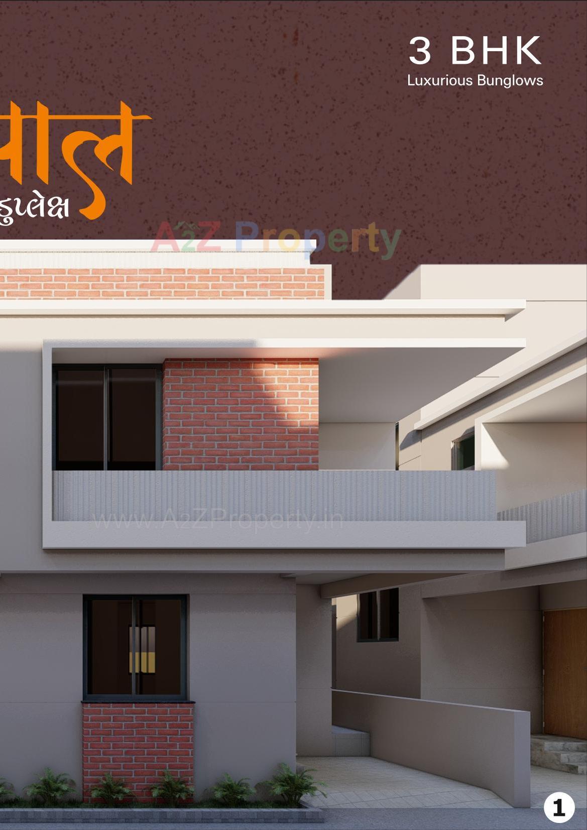 3D Elevation of real estate project Gopal Duplex located at Umreth, Anand, Gujarat