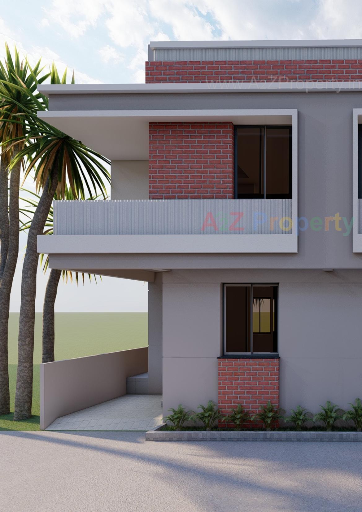 3D Elevation of real estate project Gopal Duplex located at Umreth, Anand, Gujarat