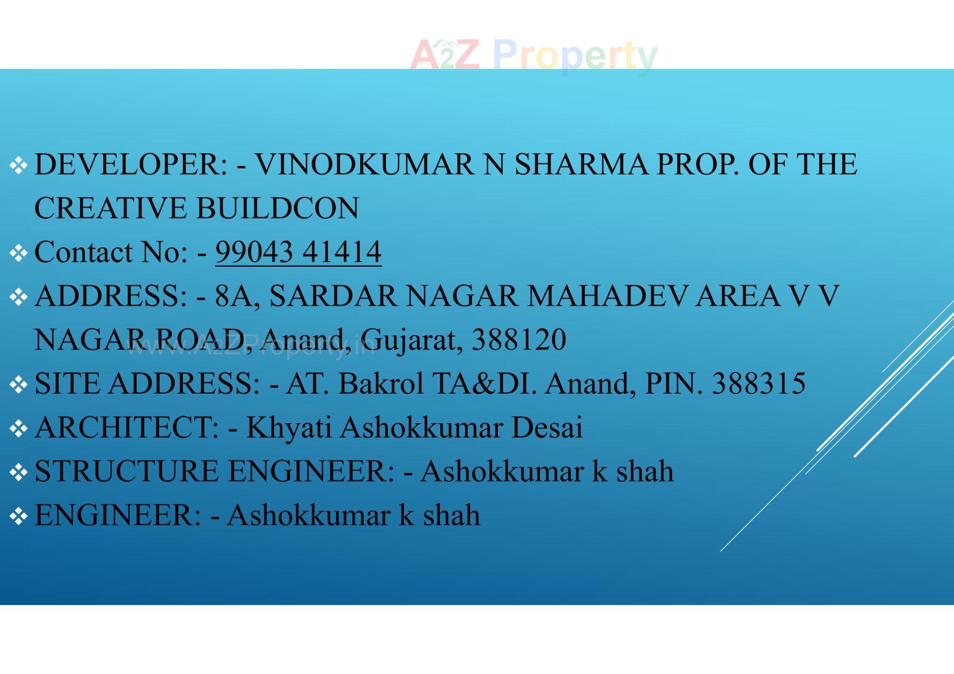  of real estate project Herambh Elegance located at Bakrol, Anand, Gujarat