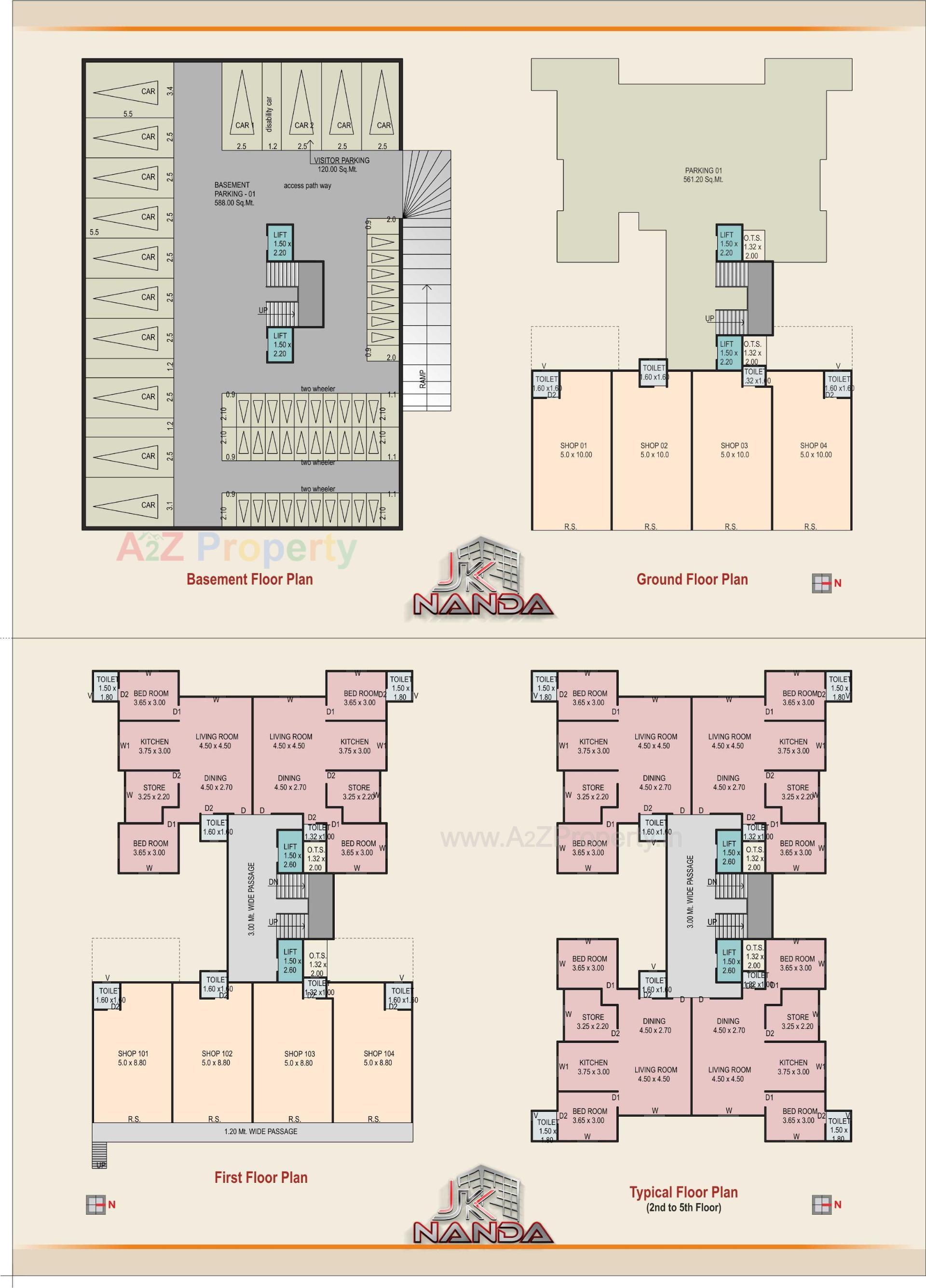 Layout of real estate project J K Nanda located at Anand, Anand, Gujarat