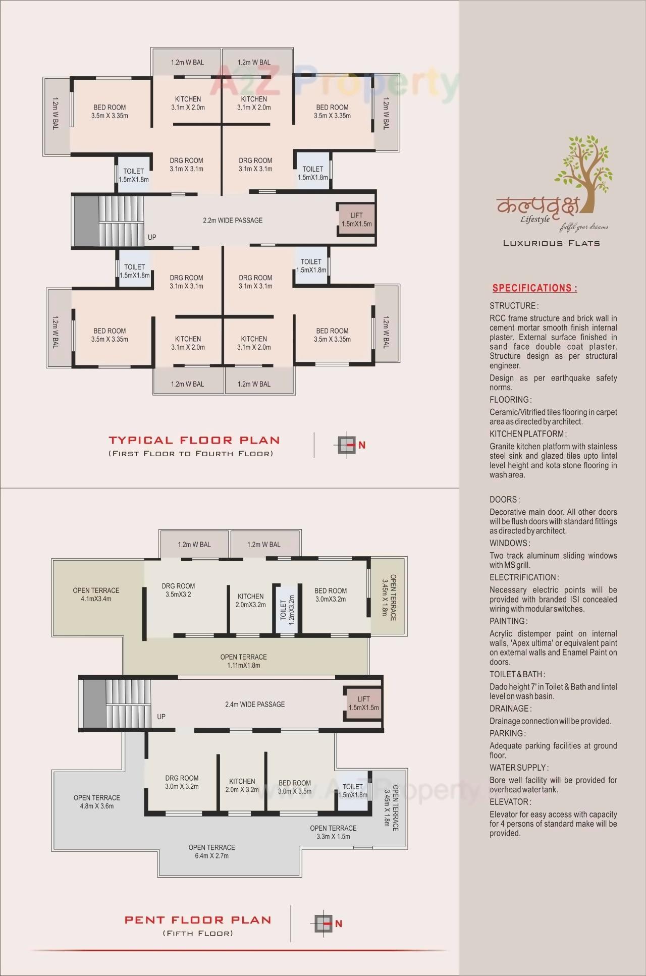 Layout of real estate project Kalpvruksh Life Style located at Anand, Anand, Gujarat