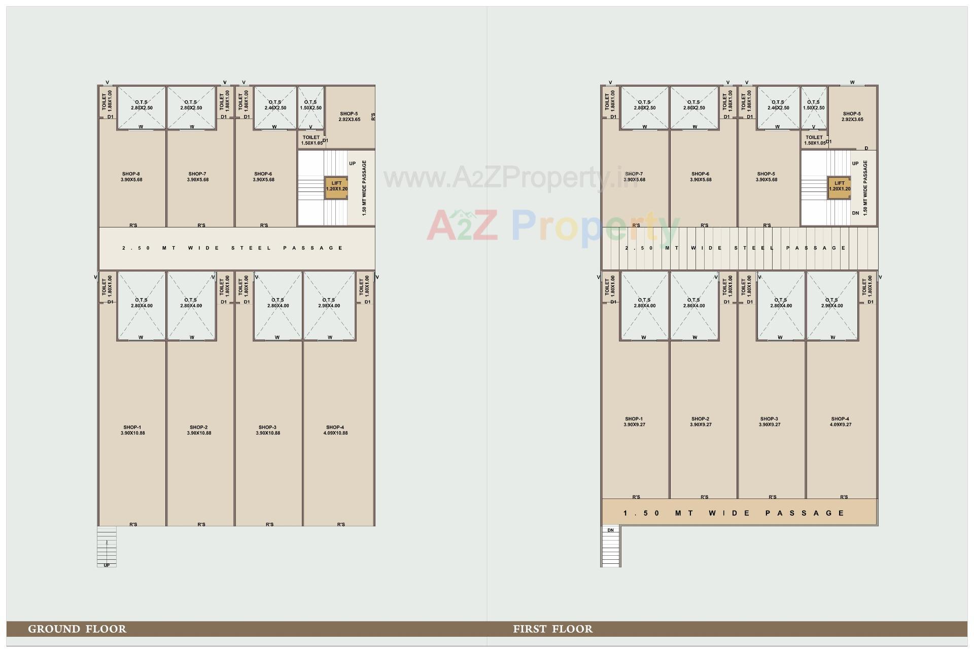 Layout of real estate project Kamalam Elite located at Vallabh-vidhyanagar, Anand, Gujarat