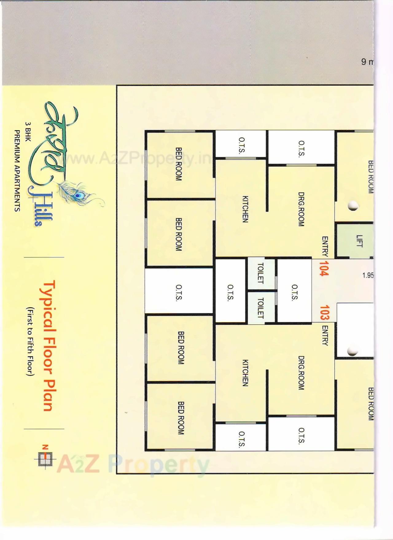 Layout of real estate project Keshav Hills located at Anand, Anand, Gujarat