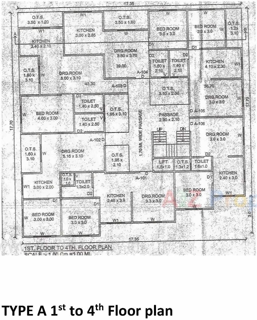 Layout of real estate project Keshavam Heights located at Anand, Anand, Gujarat