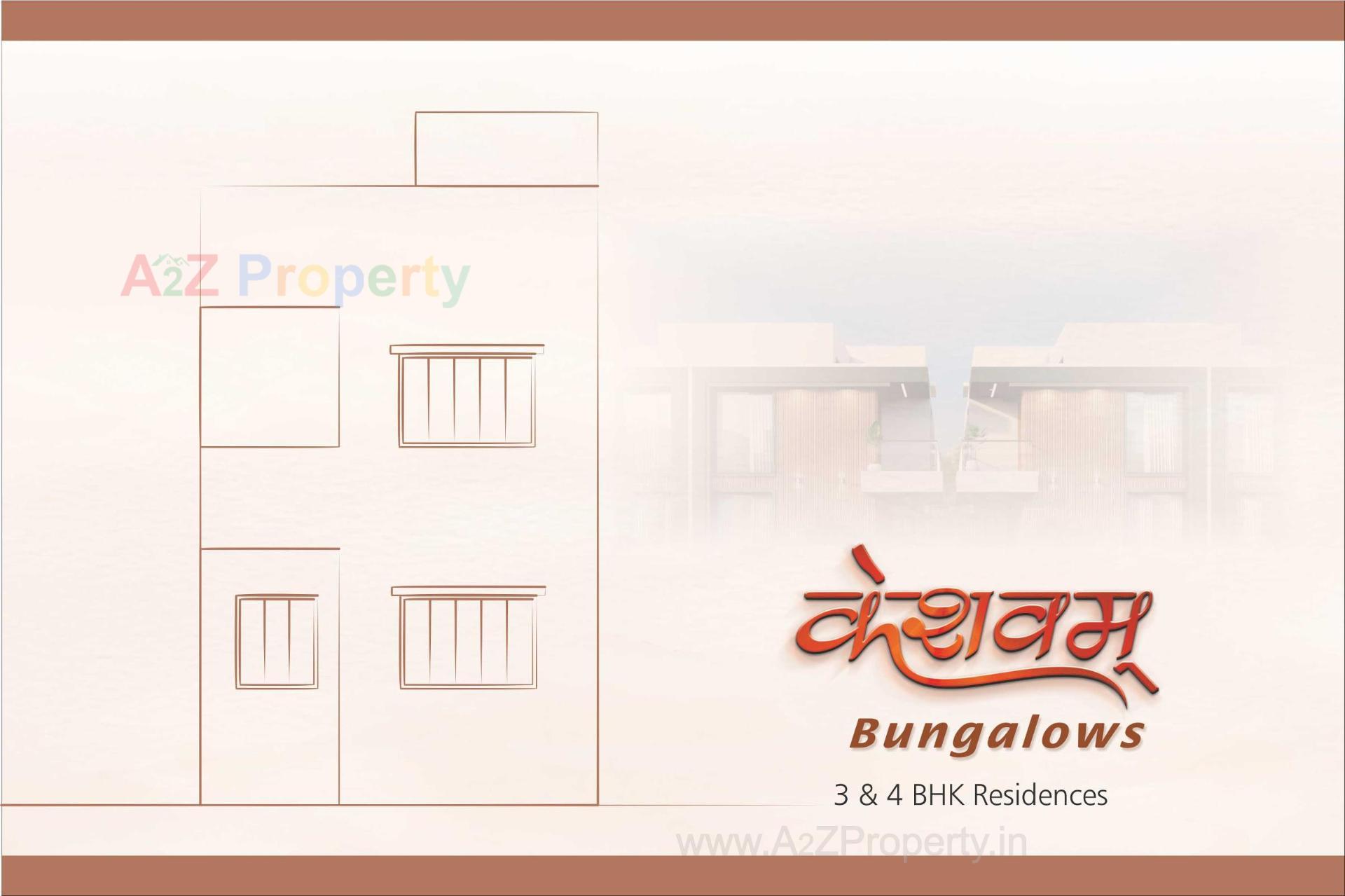 Layout of real estate project Keshvam Bunglows located at Bakrol, Anand, Gujarat