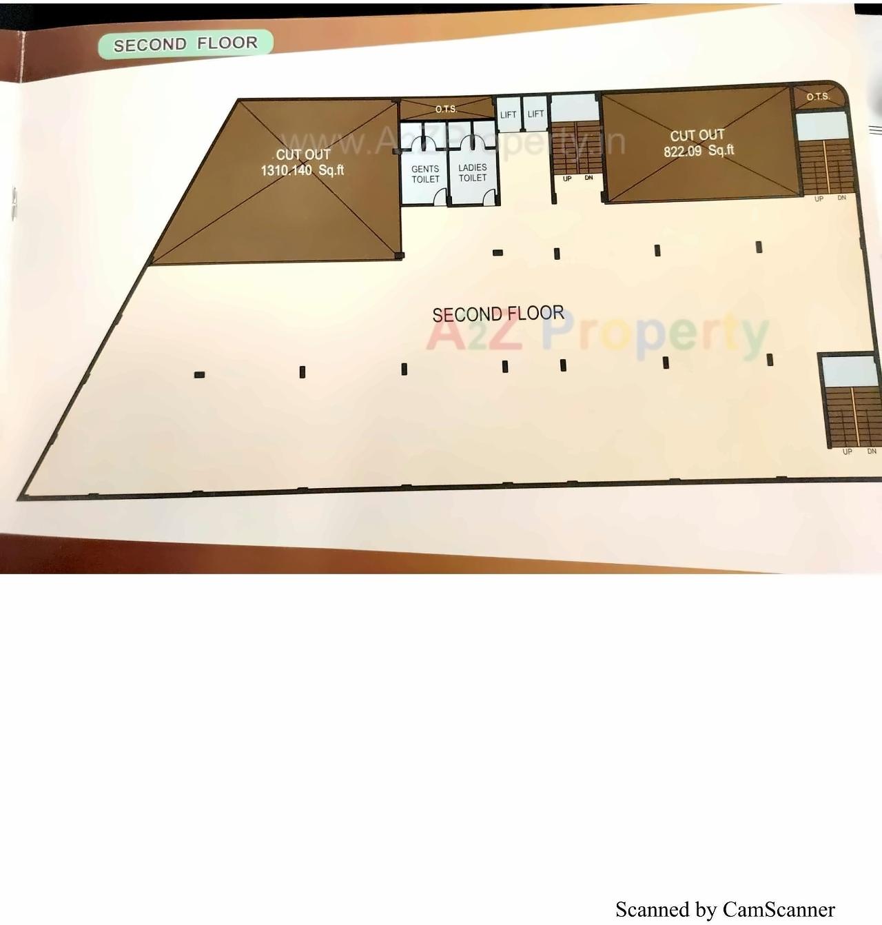 Layout of real estate project Krishna Complex located at Khambhat, Anand, Gujarat