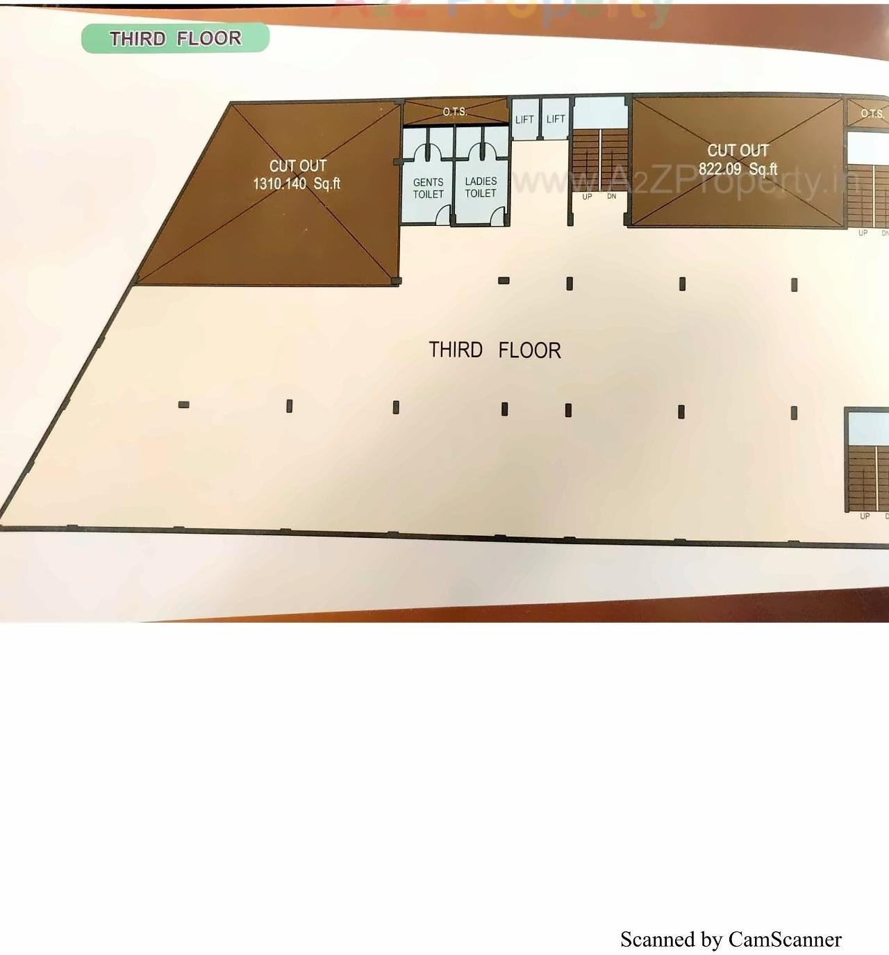 Layout of real estate project Krishna Complex located at Khambhat, Anand, Gujarat