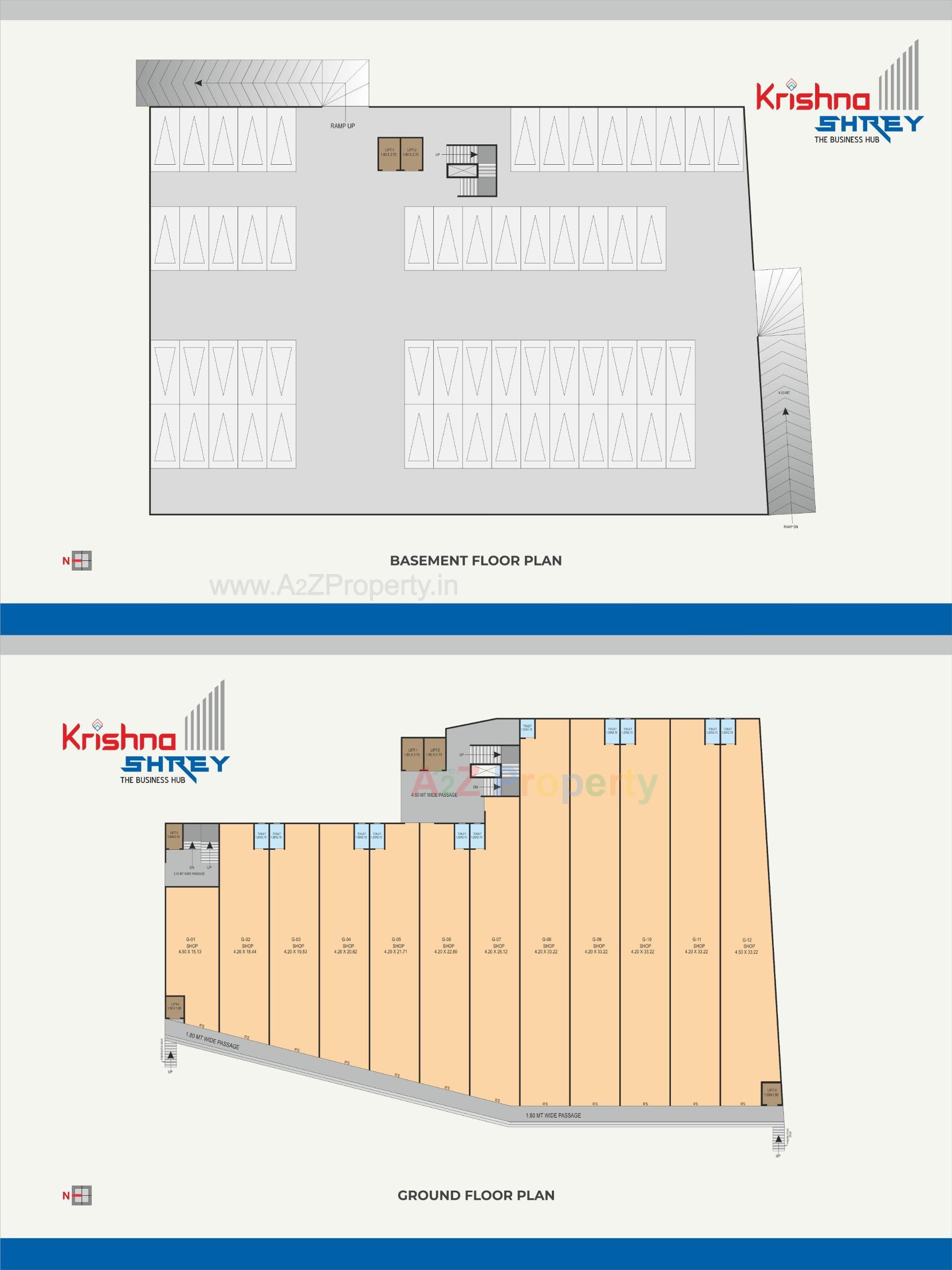 Layout of real estate project Krishna Shrey located at Anand, Anand, Gujarat