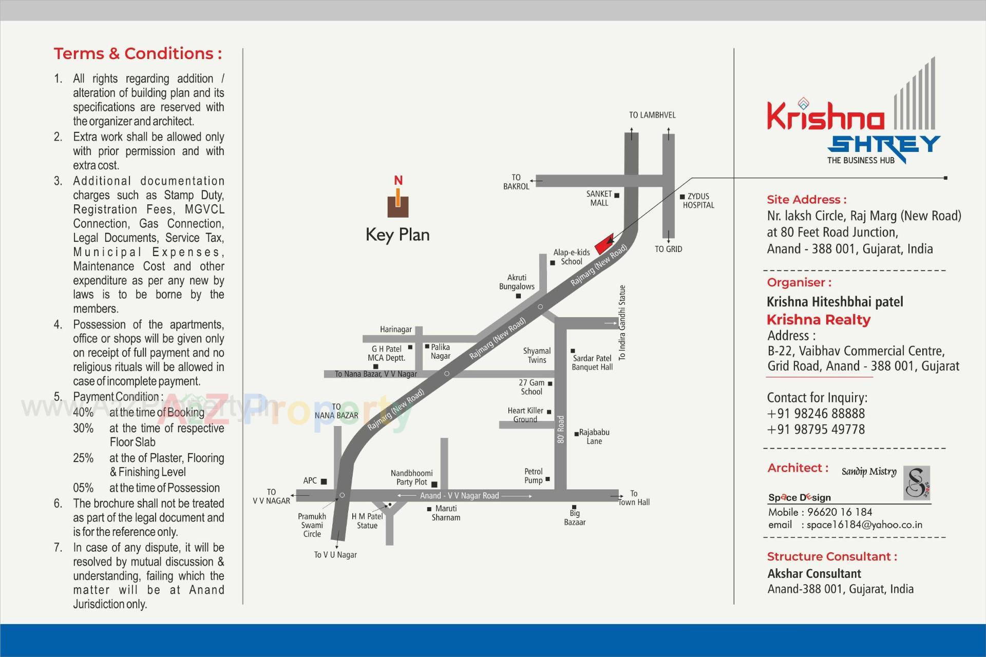  of real estate project Krishna Shrey located at Anand, Anand, Gujarat