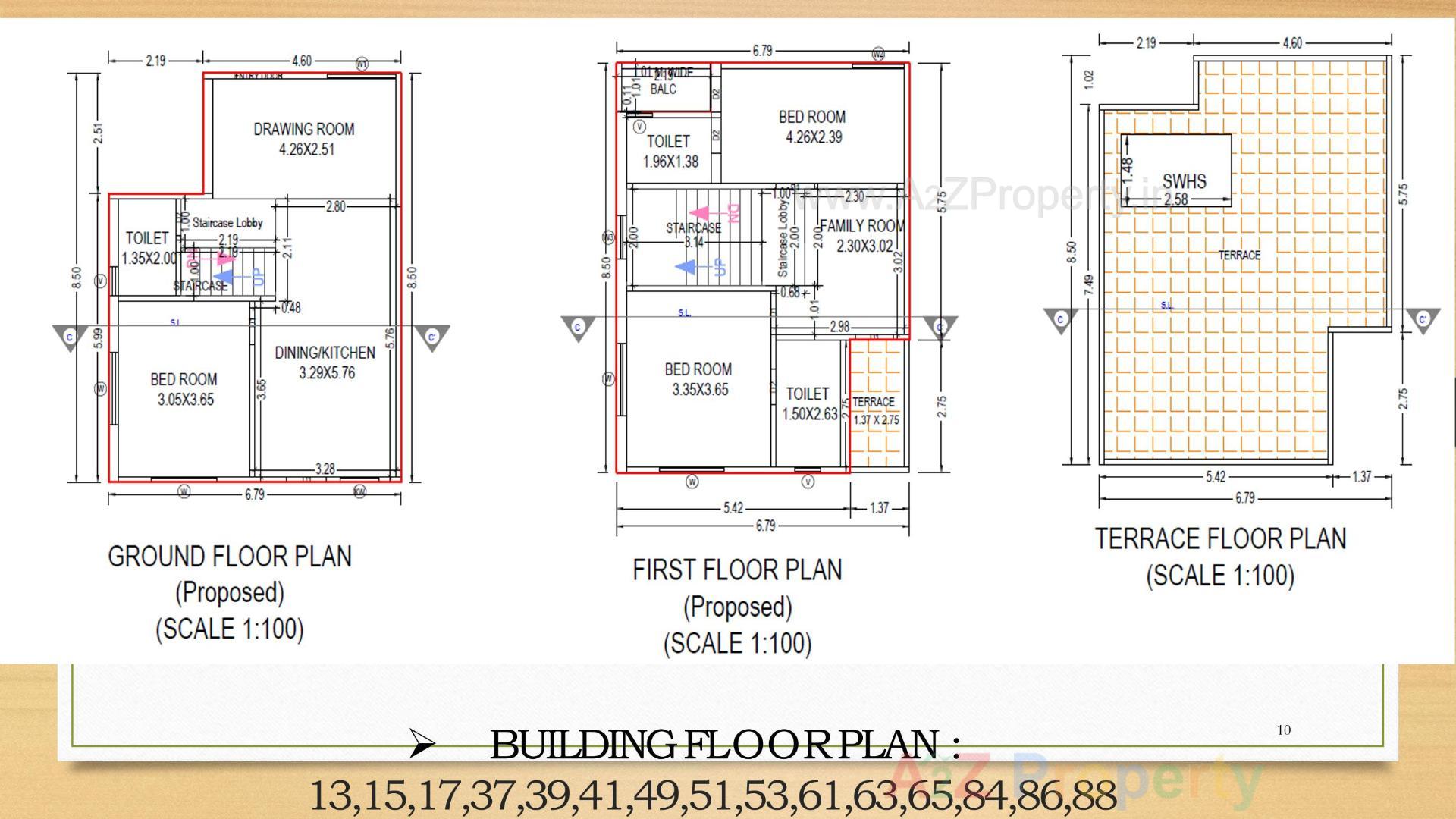 Layout of real estate project Laksh Neelakash located at Karamsad, Anand, Gujarat
