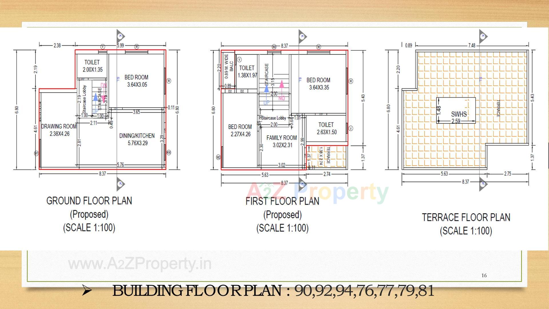 Layout of real estate project Laksh Neelakash located at Karamsad, Anand, Gujarat