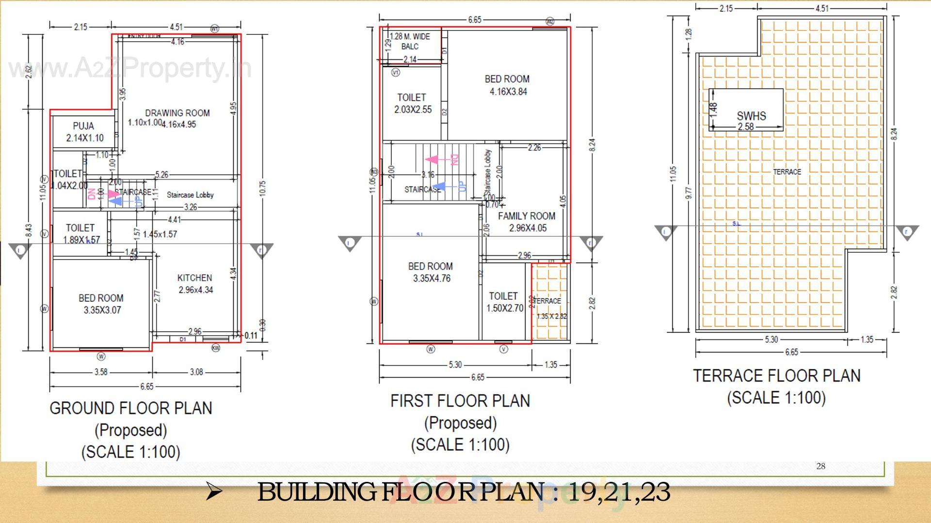 Layout of real estate project Laksh Neelakash located at Karamsad, Anand, Gujarat