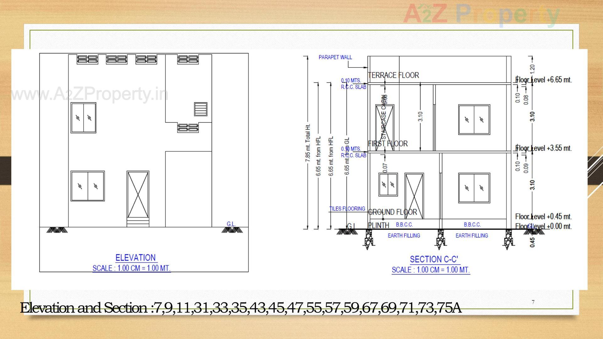 Layout of real estate project Laksh Neelakash located at Karamsad, Anand, Gujarat