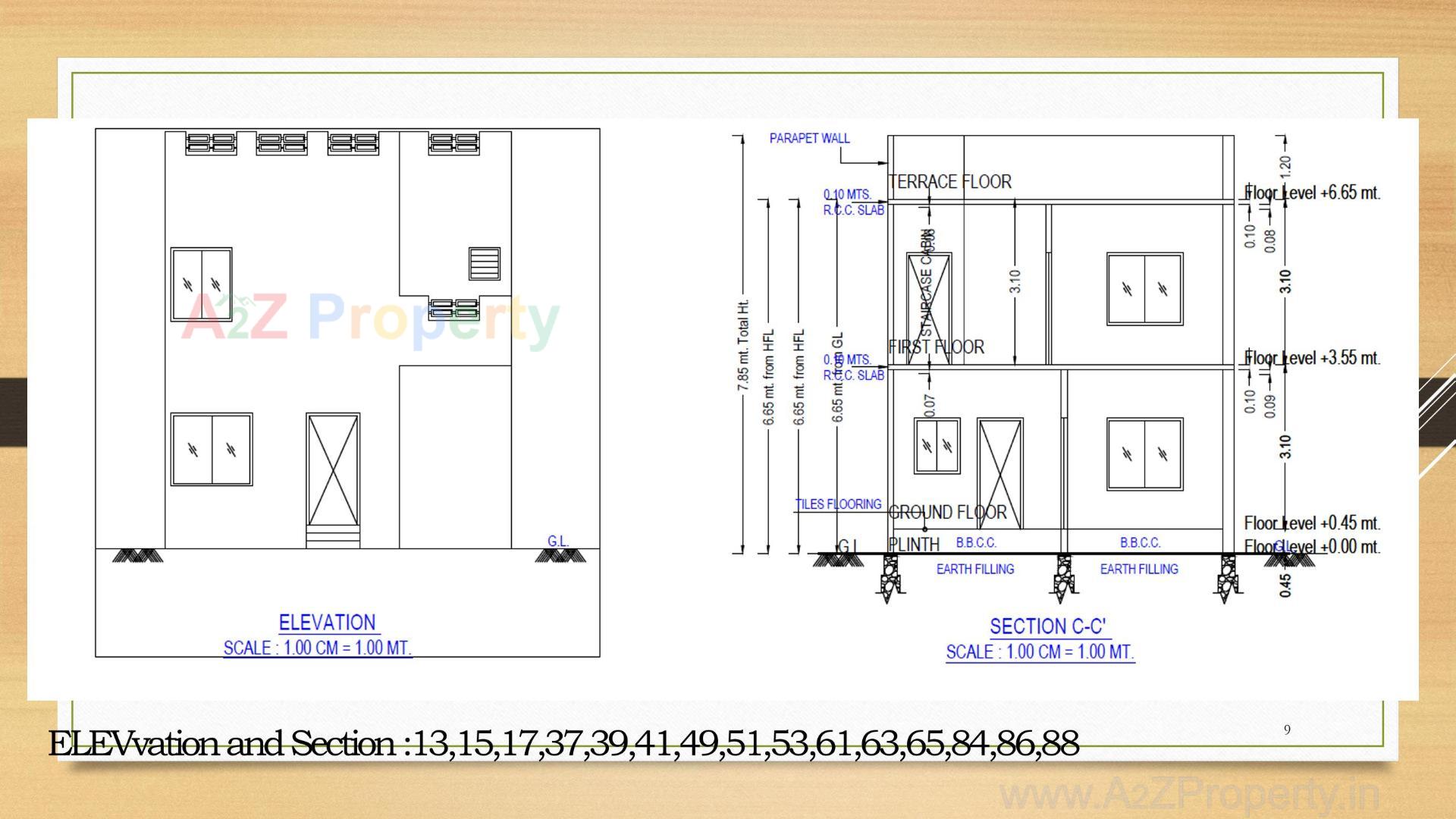 Layout of real estate project Laksh Neelakash located at Karamsad, Anand, Gujarat