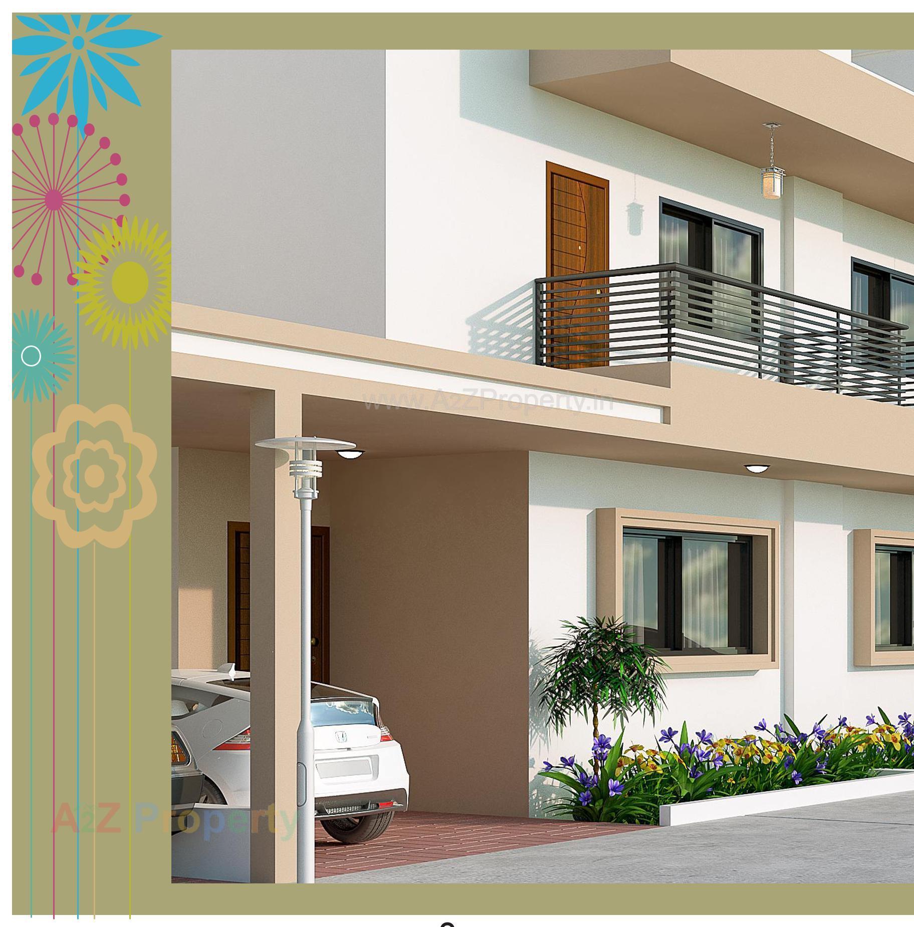 3D Elevation of real estate project Maa Baap Na Aashirwad located at Borsad, Anand, Gujarat