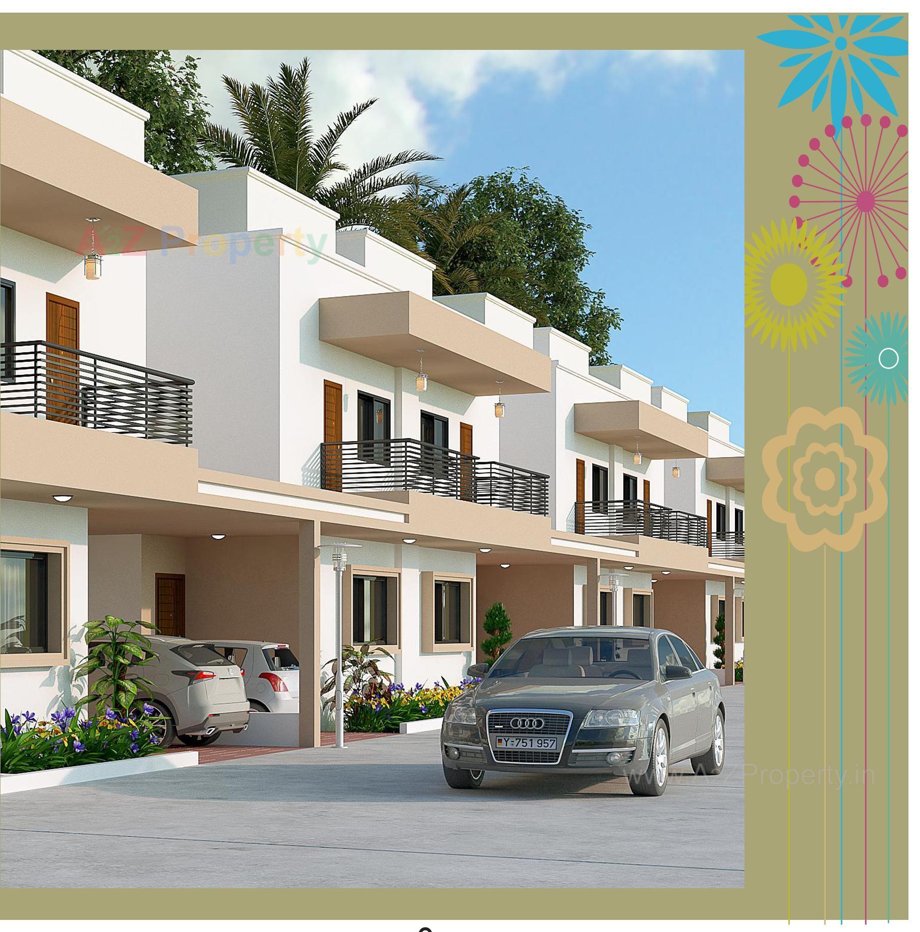 3D Elevation of real estate project Maa Baap Na Aashirwad located at Borsad, Anand, Gujarat
