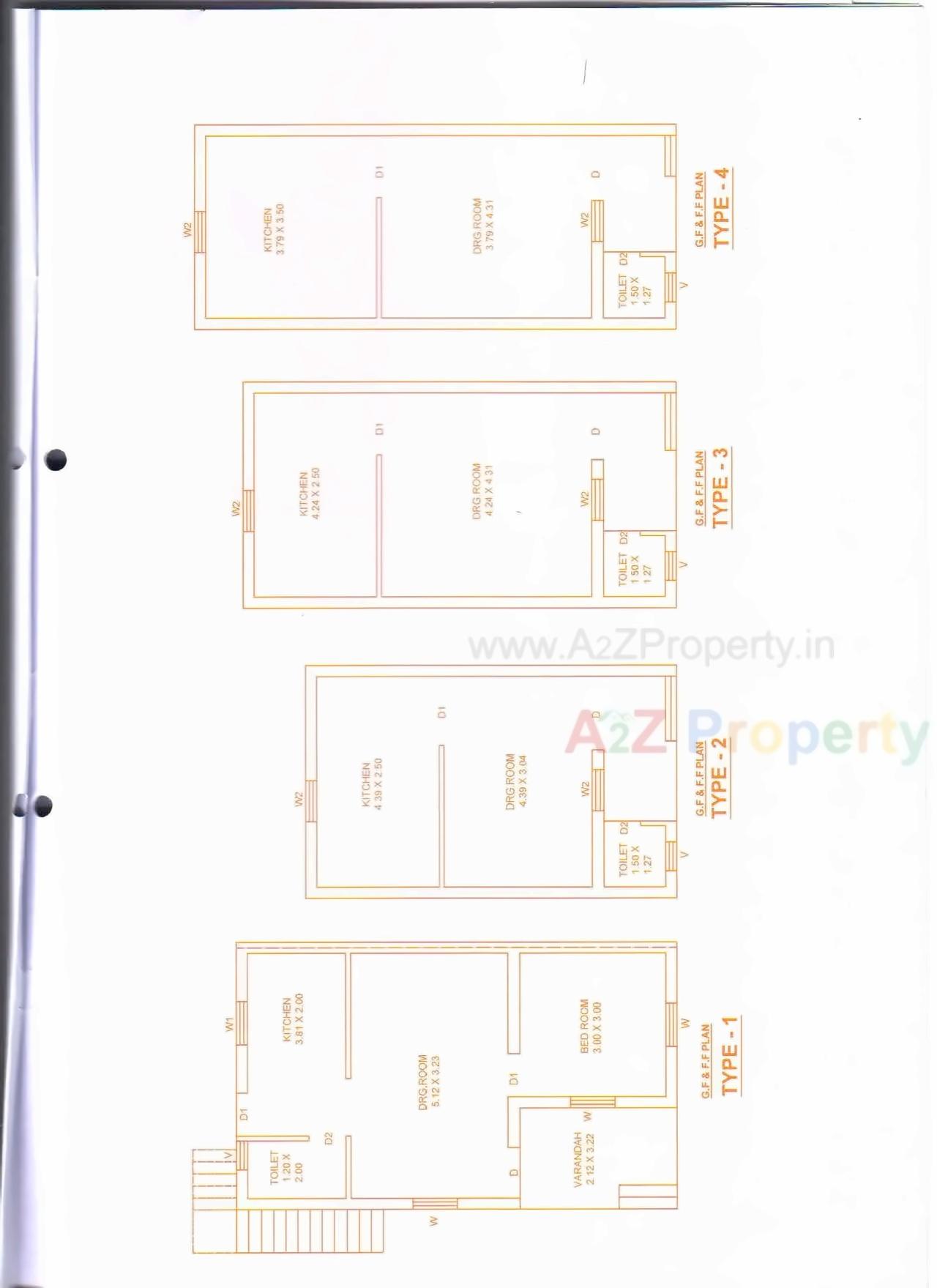 Layout of real estate project Maa Saraswati Duplex located at Borsad, Anand, Gujarat