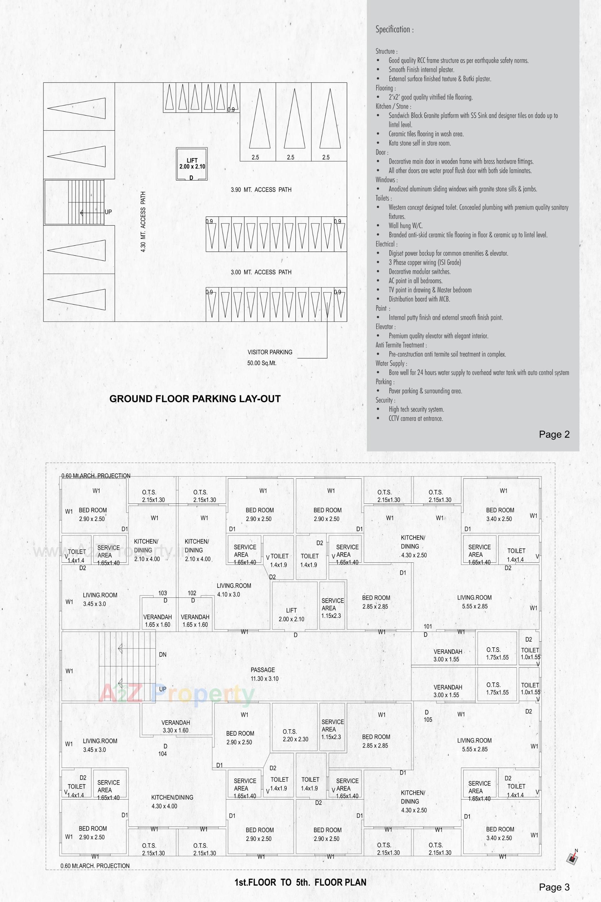  of real estate project Madhav Anand Flats located at Vallabh-vidhyanagar, Anand, Gujarat