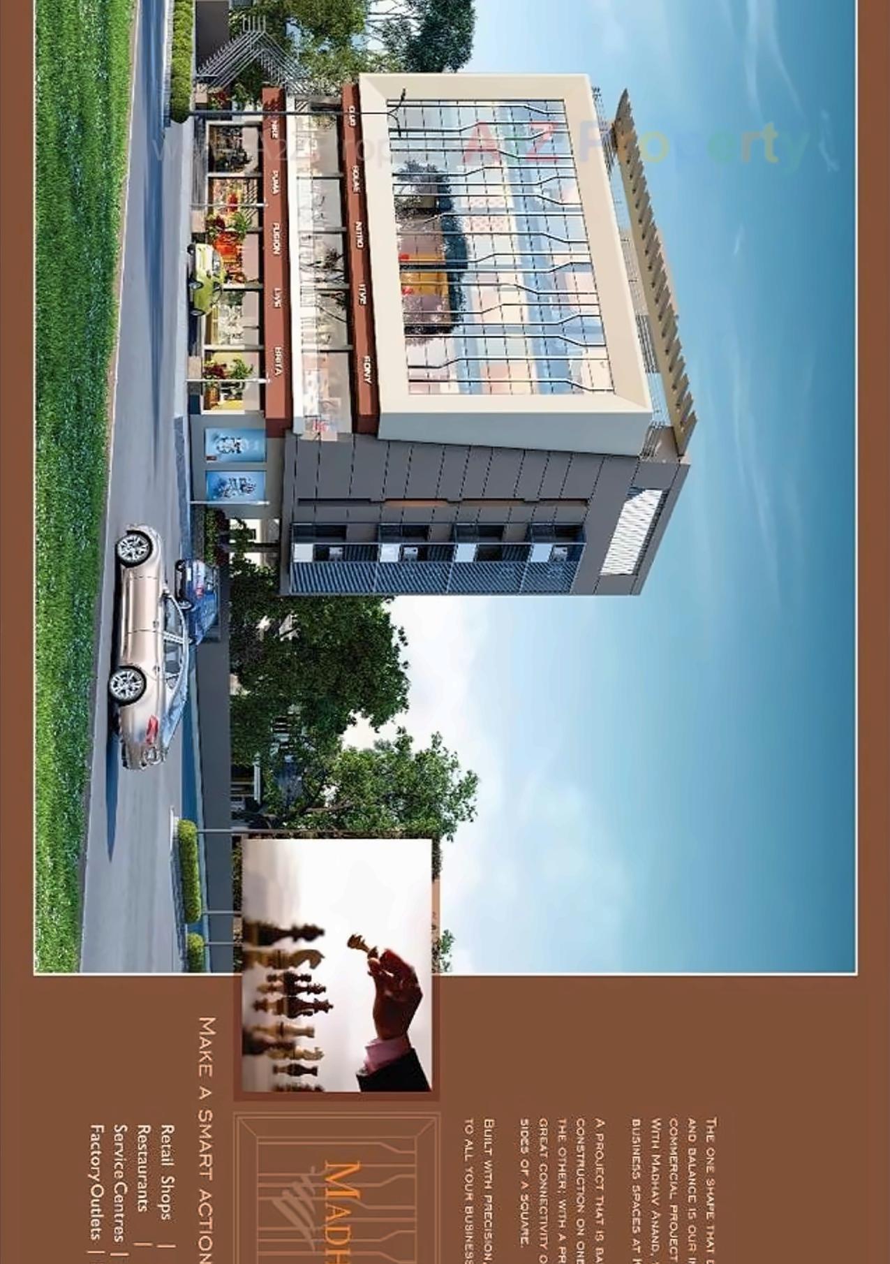 3D Elevation of real estate project Madhav Anand located at Vallabh-vidhyanagar, Anand, Gujarat