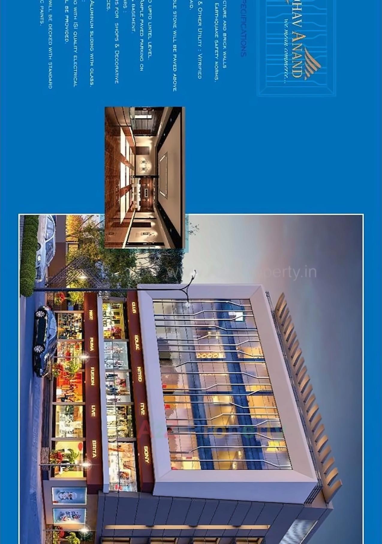 3D Elevation of real estate project Madhav Anand located at Vallabh-vidhyanagar, Anand, Gujarat