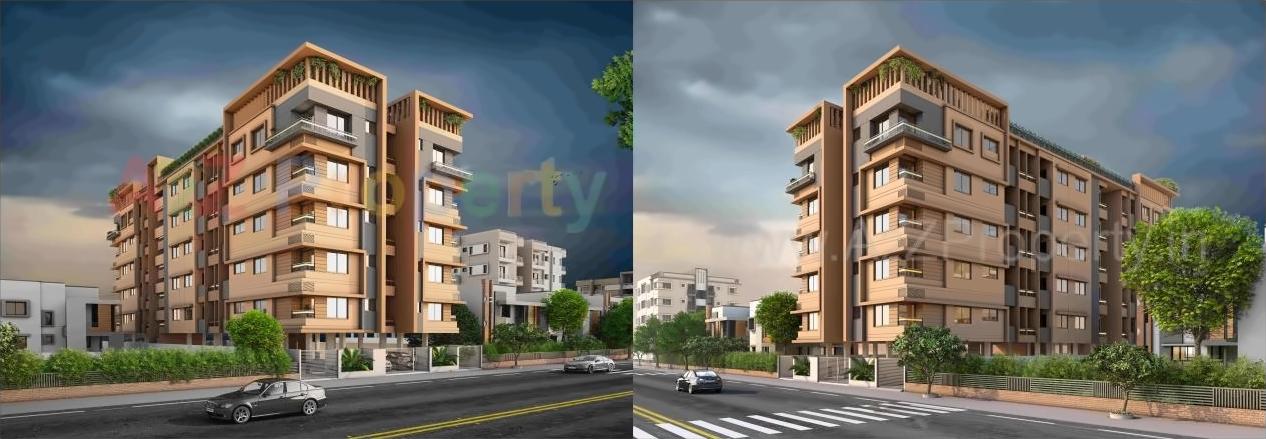 3D Elevation of real estate project Malbar Heights located at Anand, Anand, Gujarat