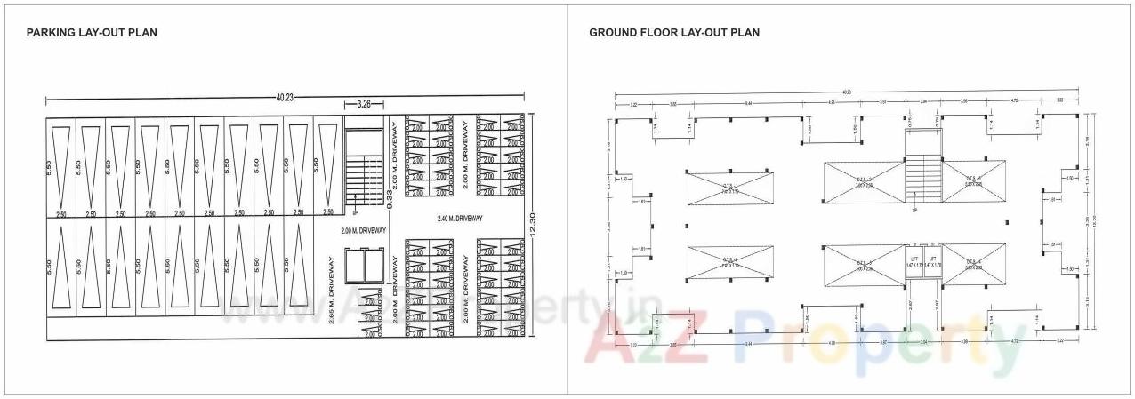 Layout of real estate project Malbar Heights located at Anand, Anand, Gujarat