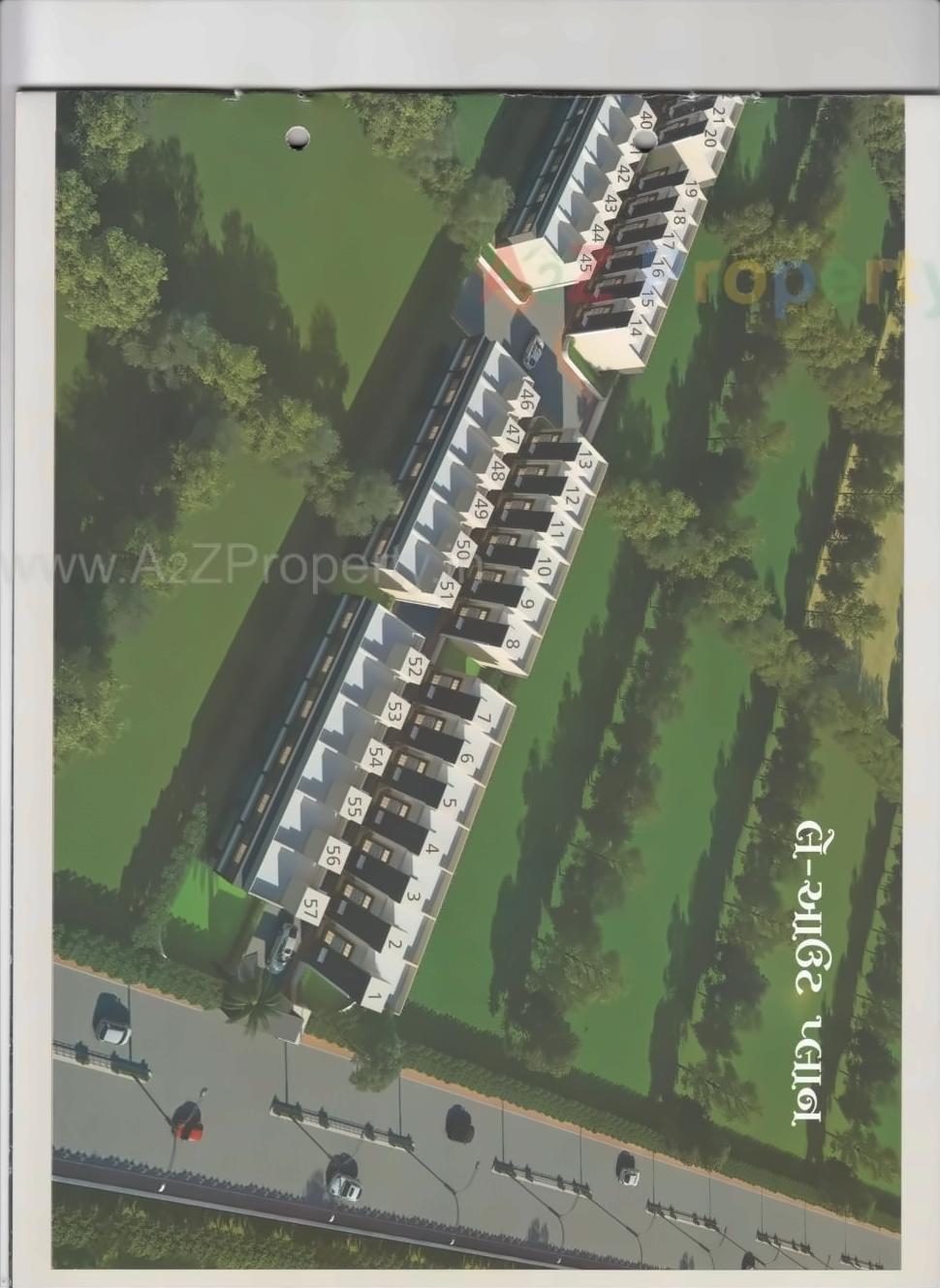 3D Elevation of real estate project Mannat Residency located at Anand, Anand, Gujarat