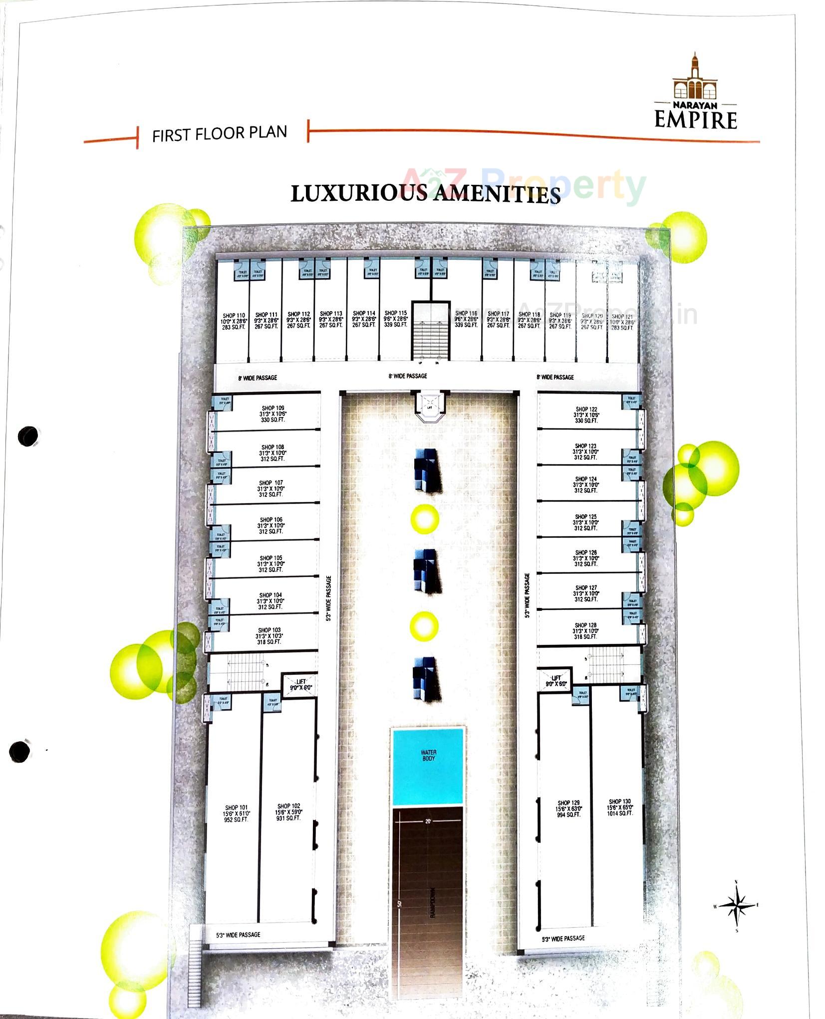 Layout of real estate project Narayan Empire located at Anand, Anand, Gujarat