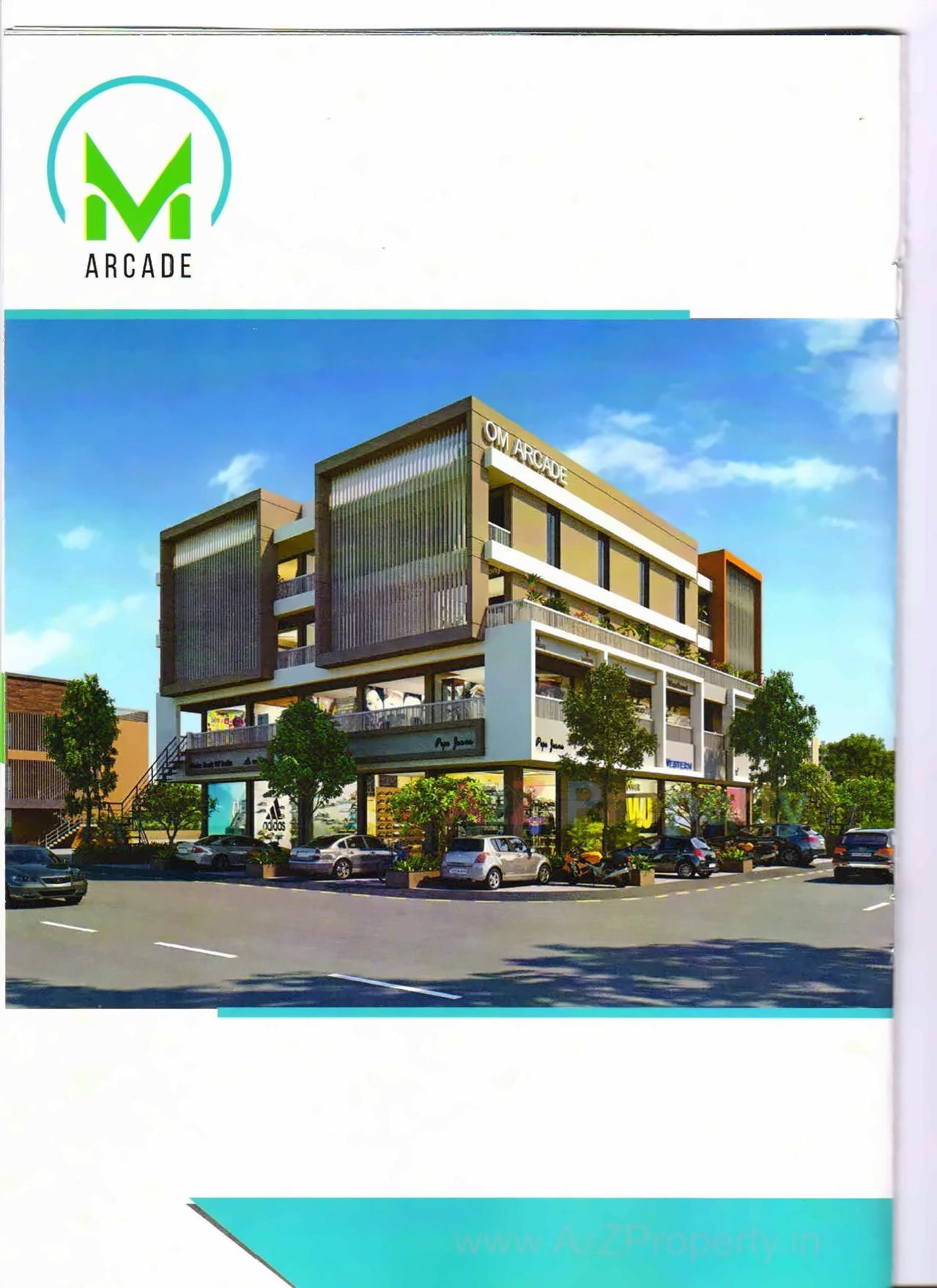 3D Elevation of real estate project Om Arcade located at Anand, Anand, Gujarat
