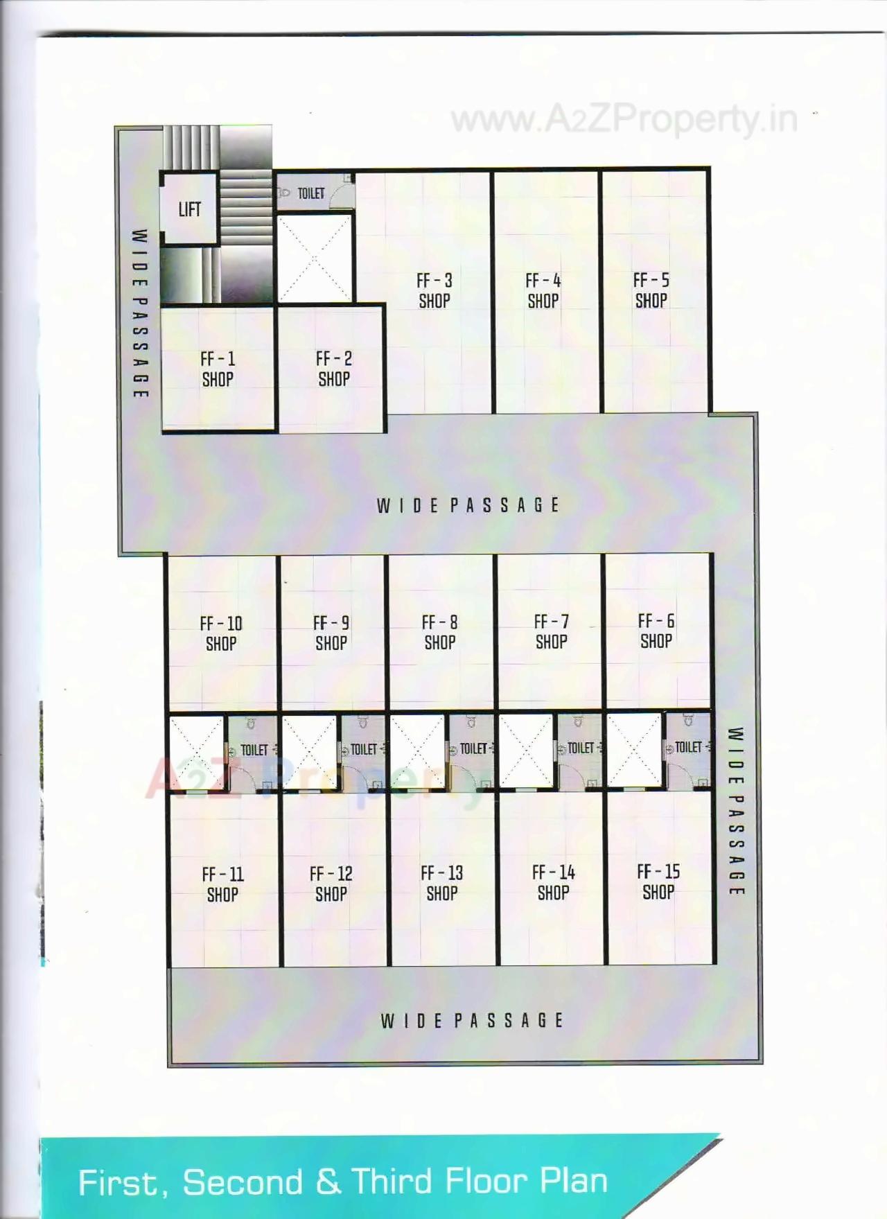 Layout of real estate project Om Arcade located at Anand, Anand, Gujarat