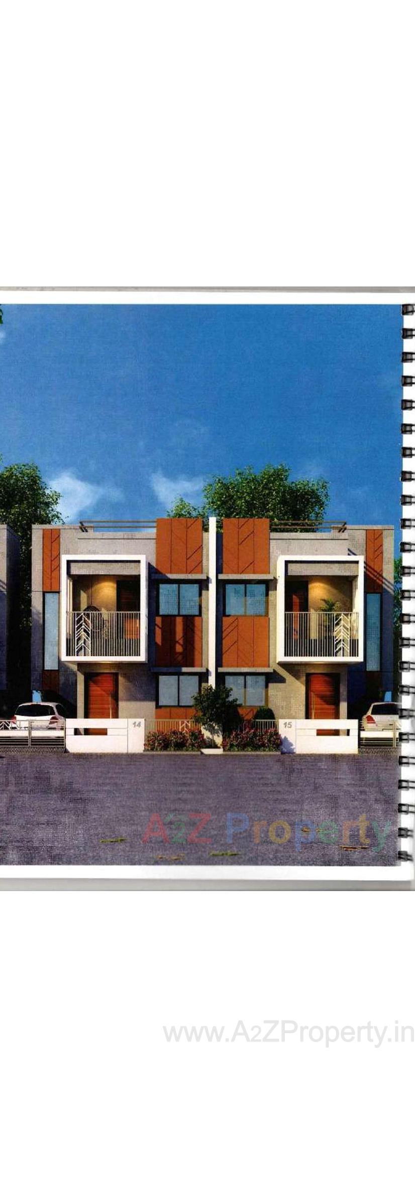 3D Elevation of real estate project Om Residency located at Anand, Anand, Gujarat