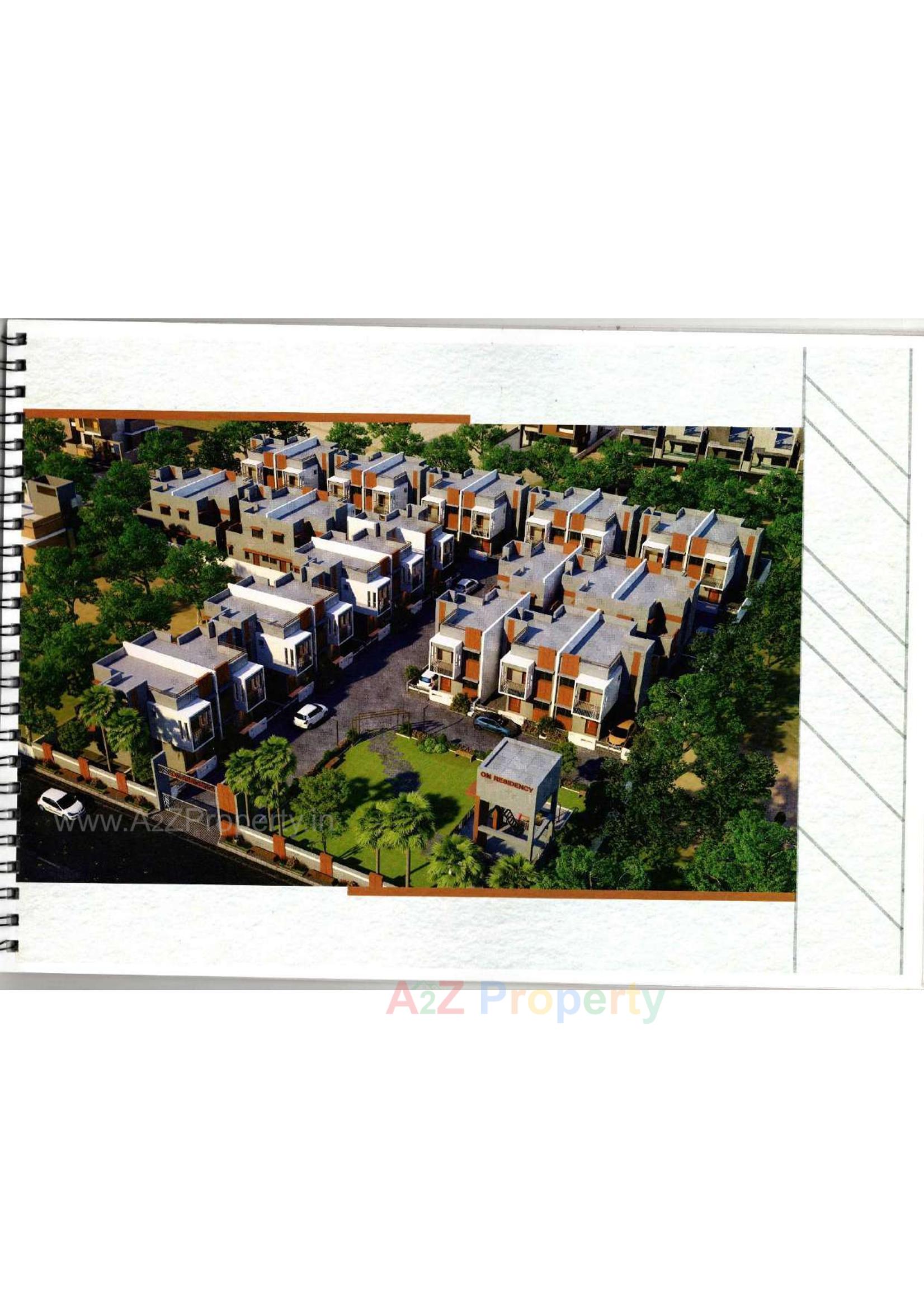Layout of real estate project Om Residency located at Anand, Anand, Gujarat