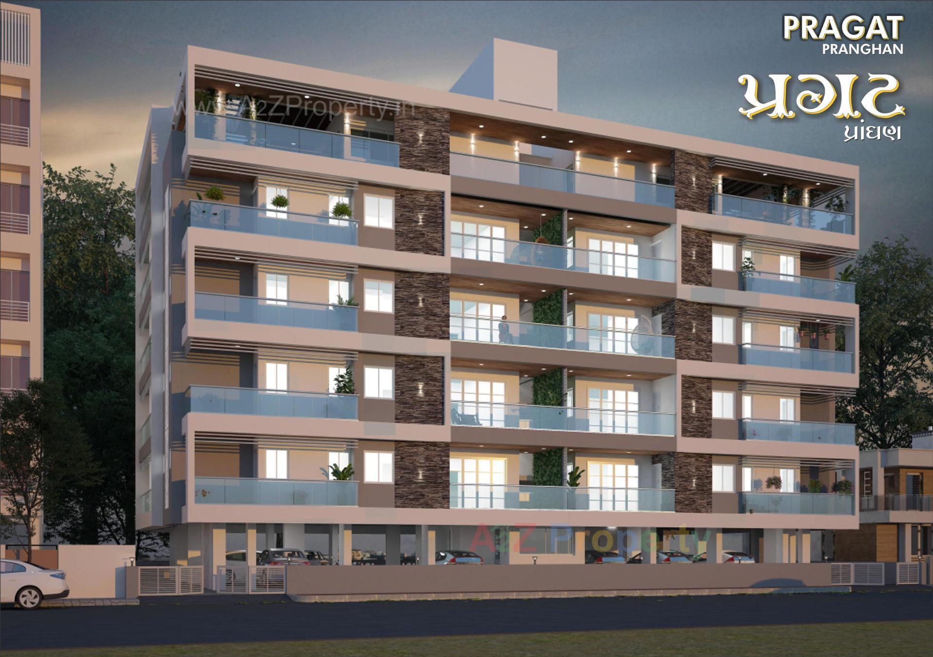 3D Elevation of real estate project Pragat Pranghan located at Vallabh-vidyanagar, Anand, Gujarat