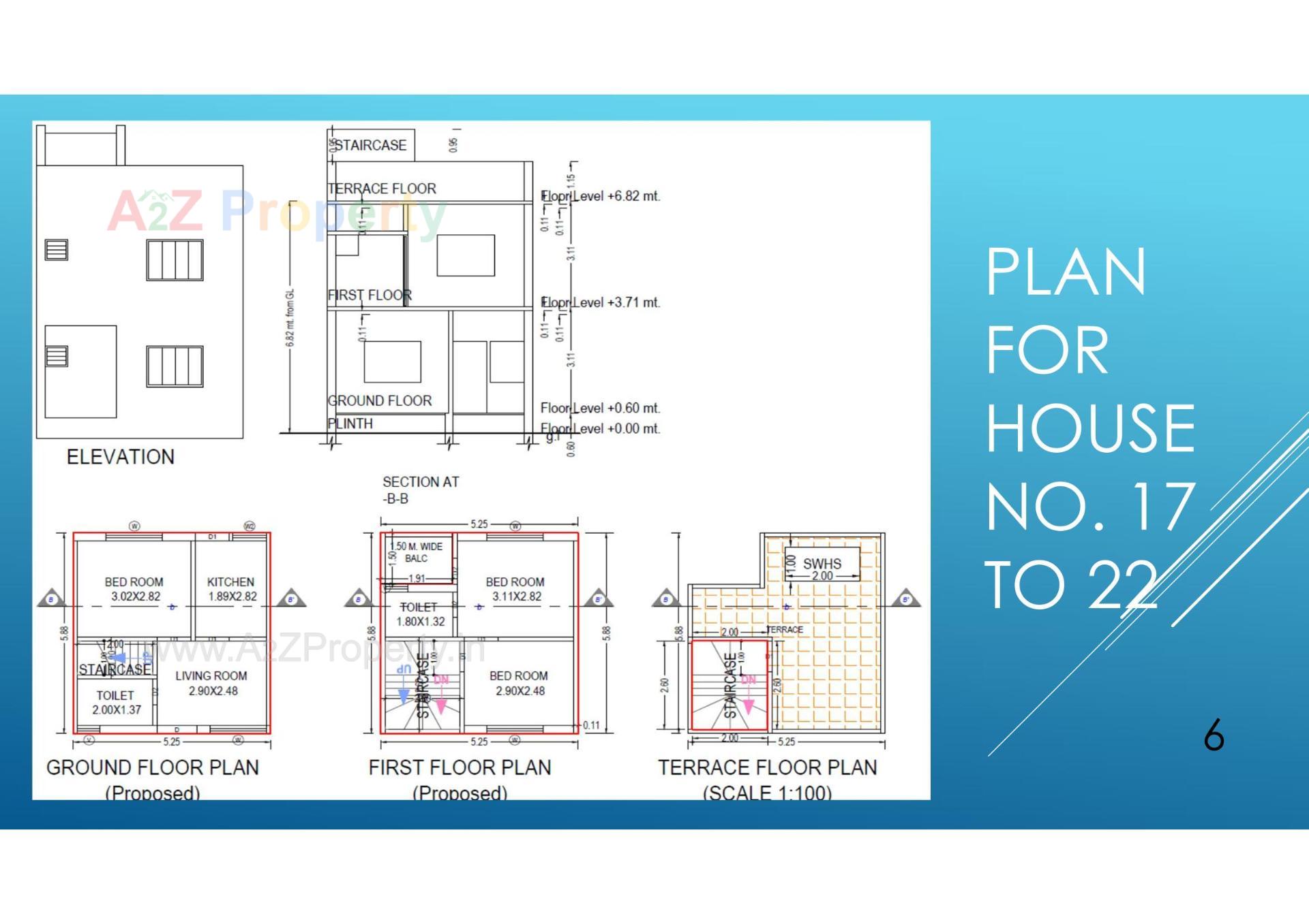 Layout of real estate project Pratham Pravesh located at Karamsad, Anand, Gujarat