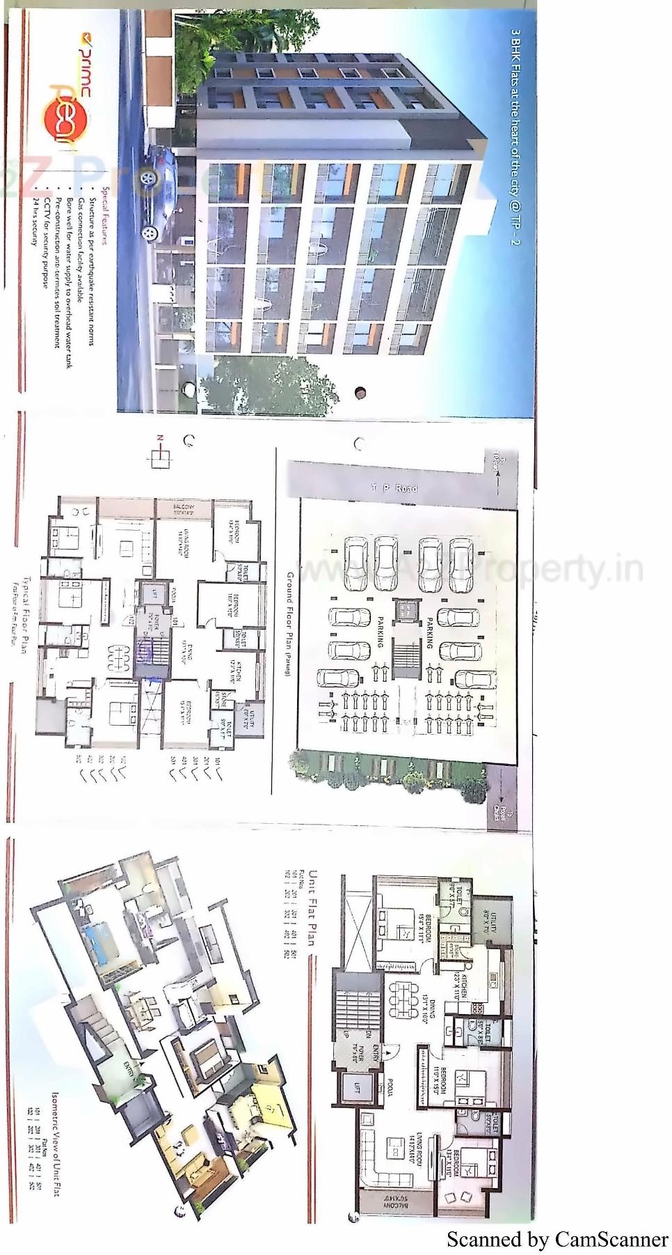 Layout of real estate project Prime Pearl located at Anand, Anand, Gujarat