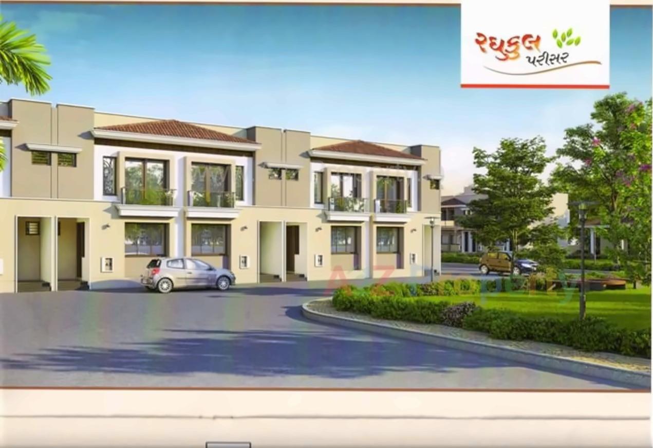 3D Elevation of real estate project Raghukul Parisar located at Karamsad, Anand, Gujarat