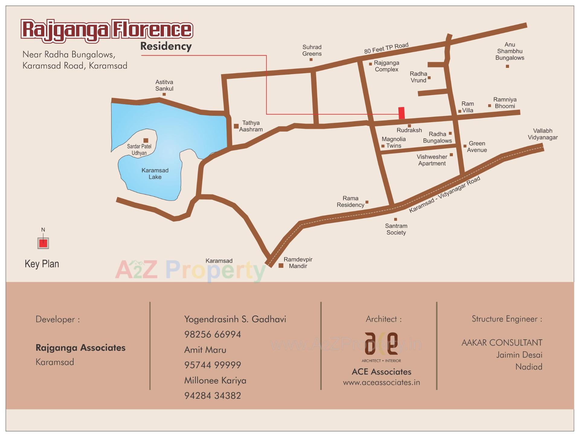  of real estate project Raj Ganga Florence located at Karamsad, Anand, Gujarat